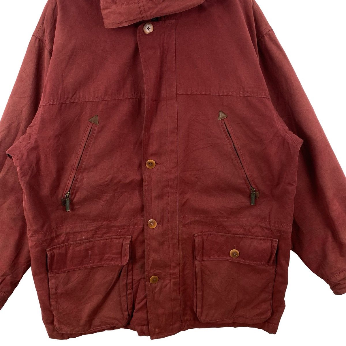 L.L. Bean Vintage L.L. BEAN Hooded Field Jacket Parka Outdoor Size US L / EU 52-54 / 3 - 6 Thumbnail