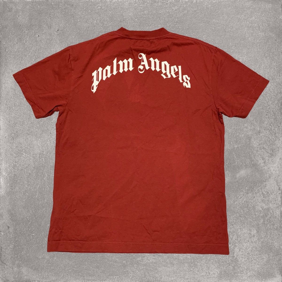 Palm Angels Palm Angels XL Bear Classic Burgundy Tee Size US XL / EU 56 / 4 - 2 Thumbnail