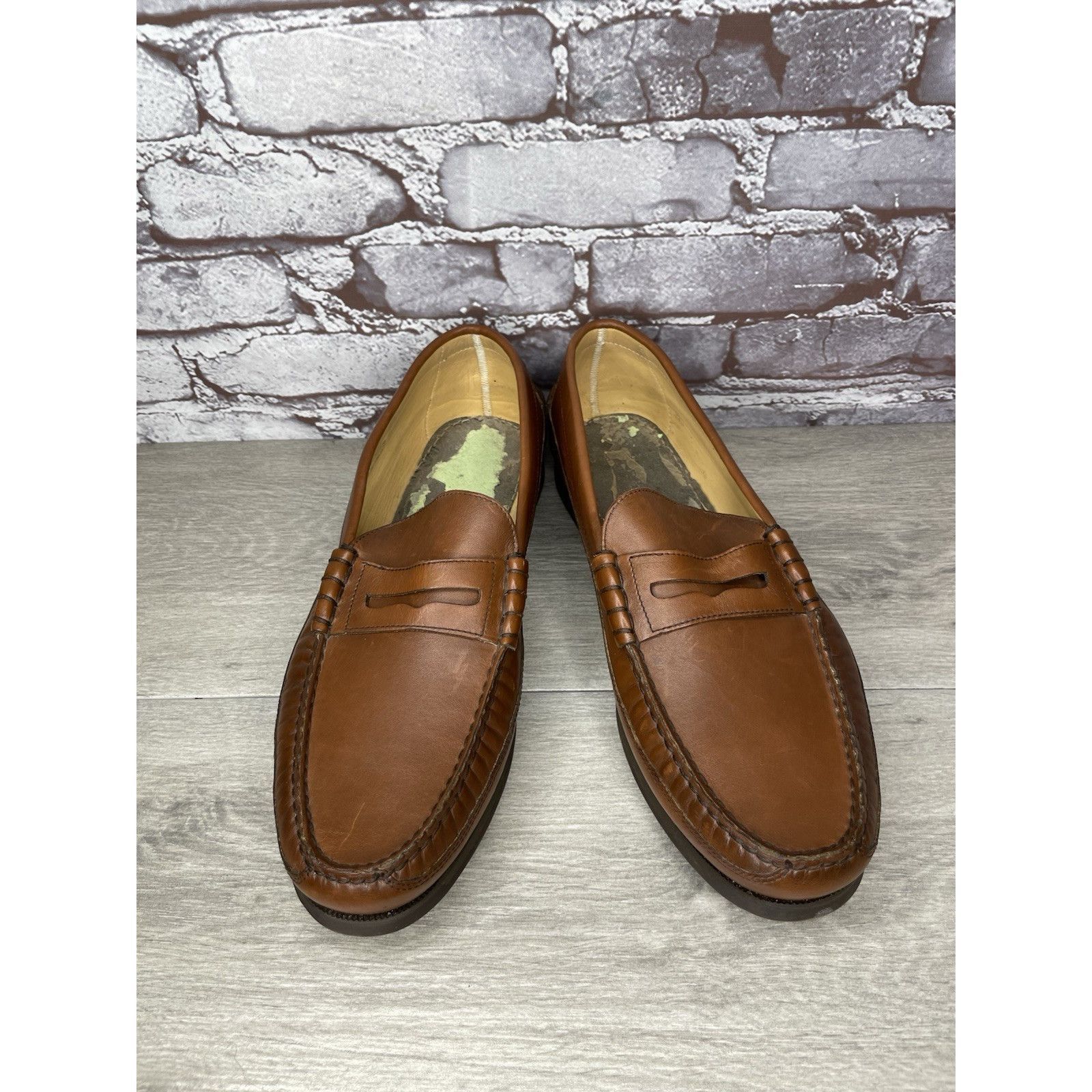 Mephisto Mephisto Spinnaker Brown Leather Penny Loafers Casual Shoes Size US 11.5 / EU 44-45 - 19 Thumbnail