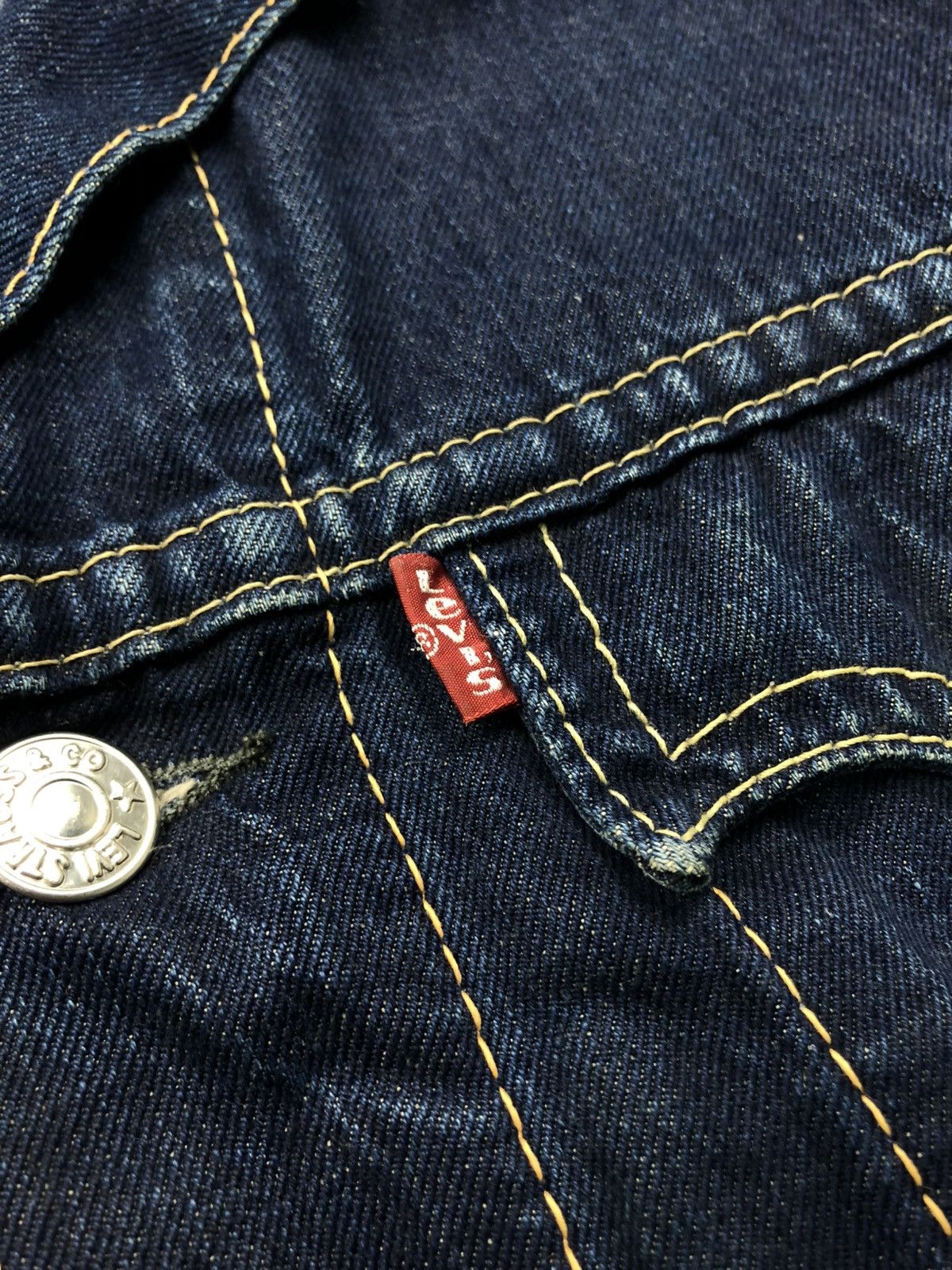 Levi's LEVIS Vintage Blue Denim Jacket Streetwear Faded Japanese Size L / US 10 / IT 46 - 5 Thumbnail