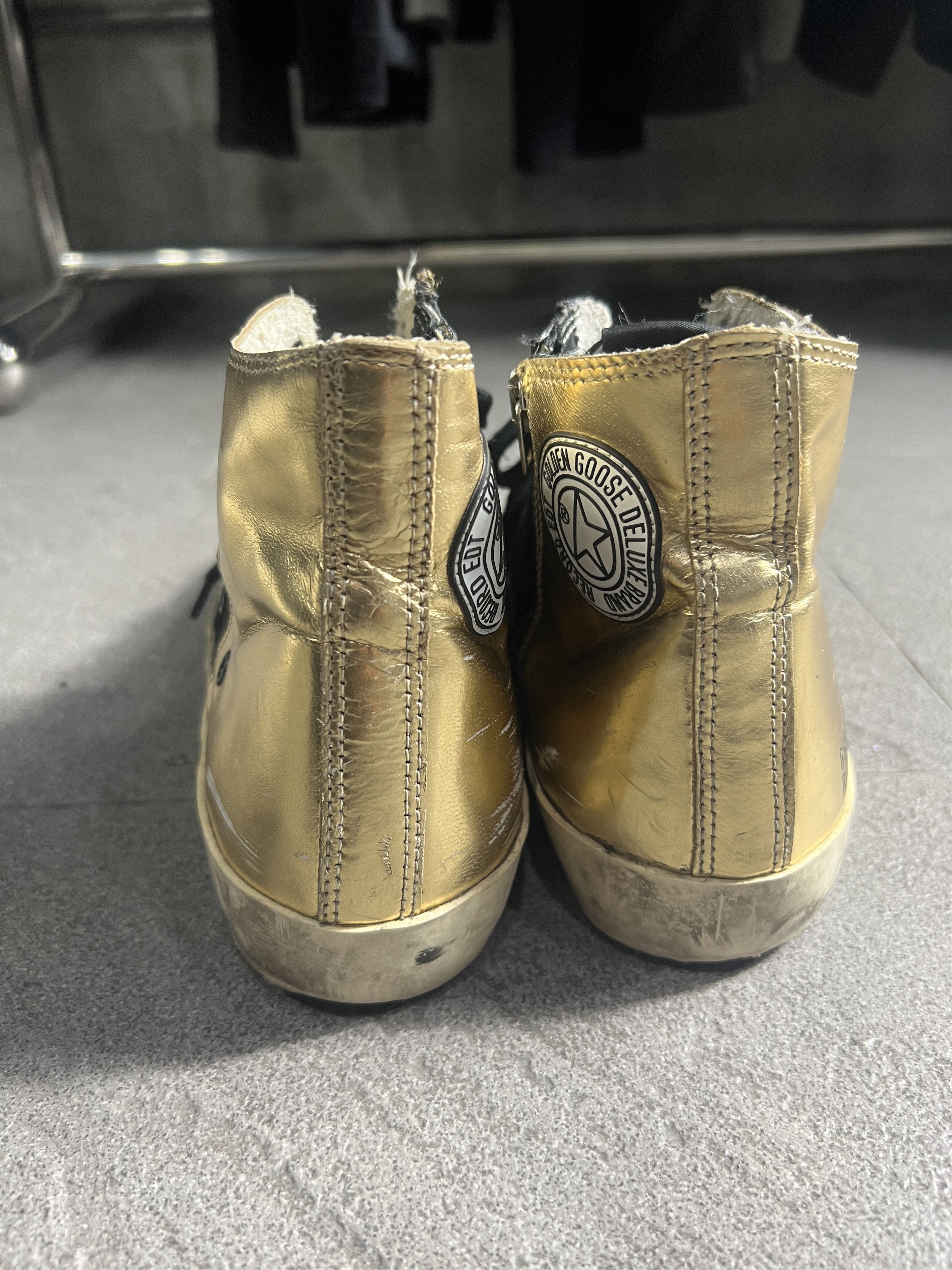 Golden Goose Golden Goose Francy High Gold Records EDT Size 40 Size US 7 / EU 40 - 7 Thumbnail