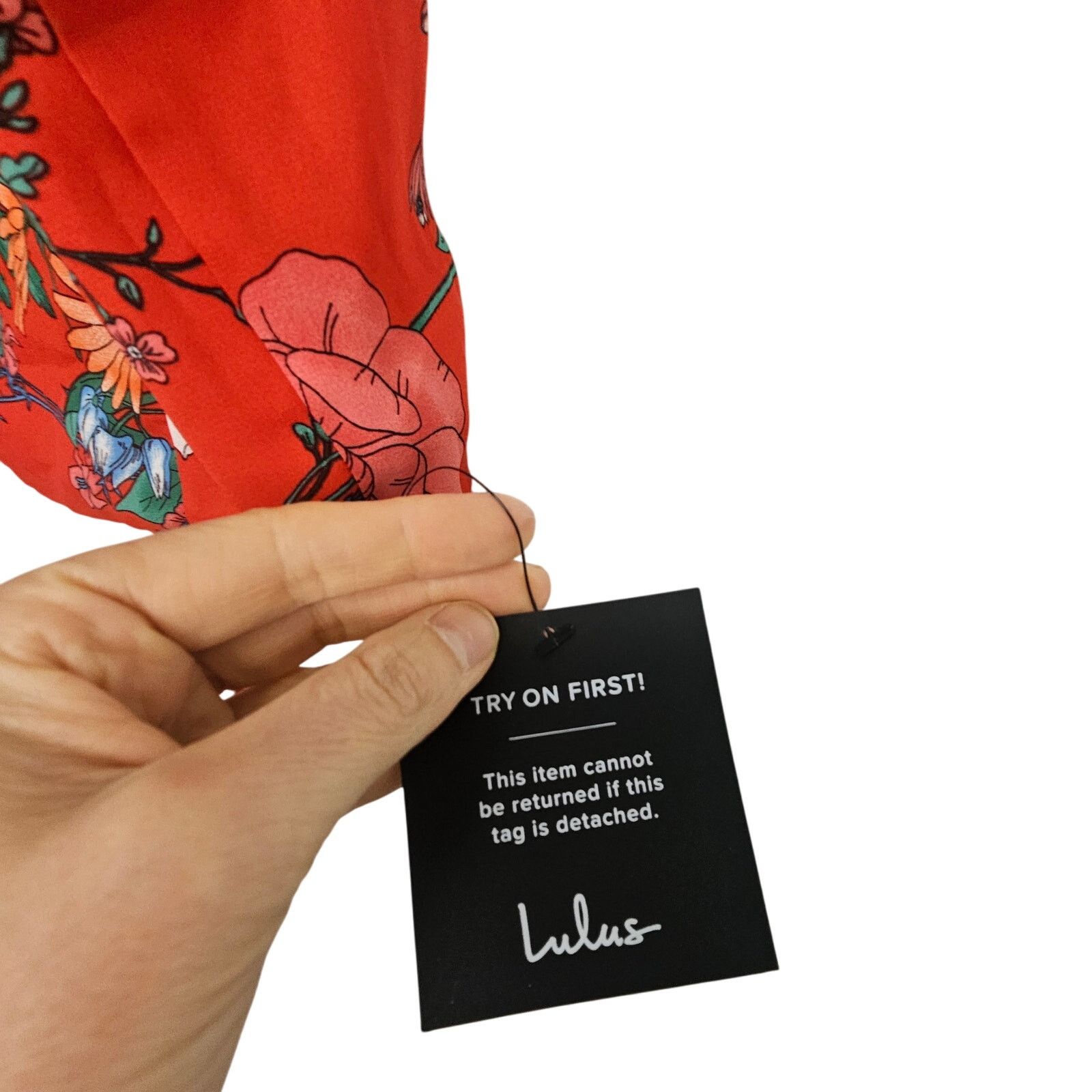 Lululemon NEW Lulu's Red Floral Print 2-Pc. Set Wrap Skirt Crop Top XL Size XL / US 12-14 / IT 48-50 - 3 Thumbnail