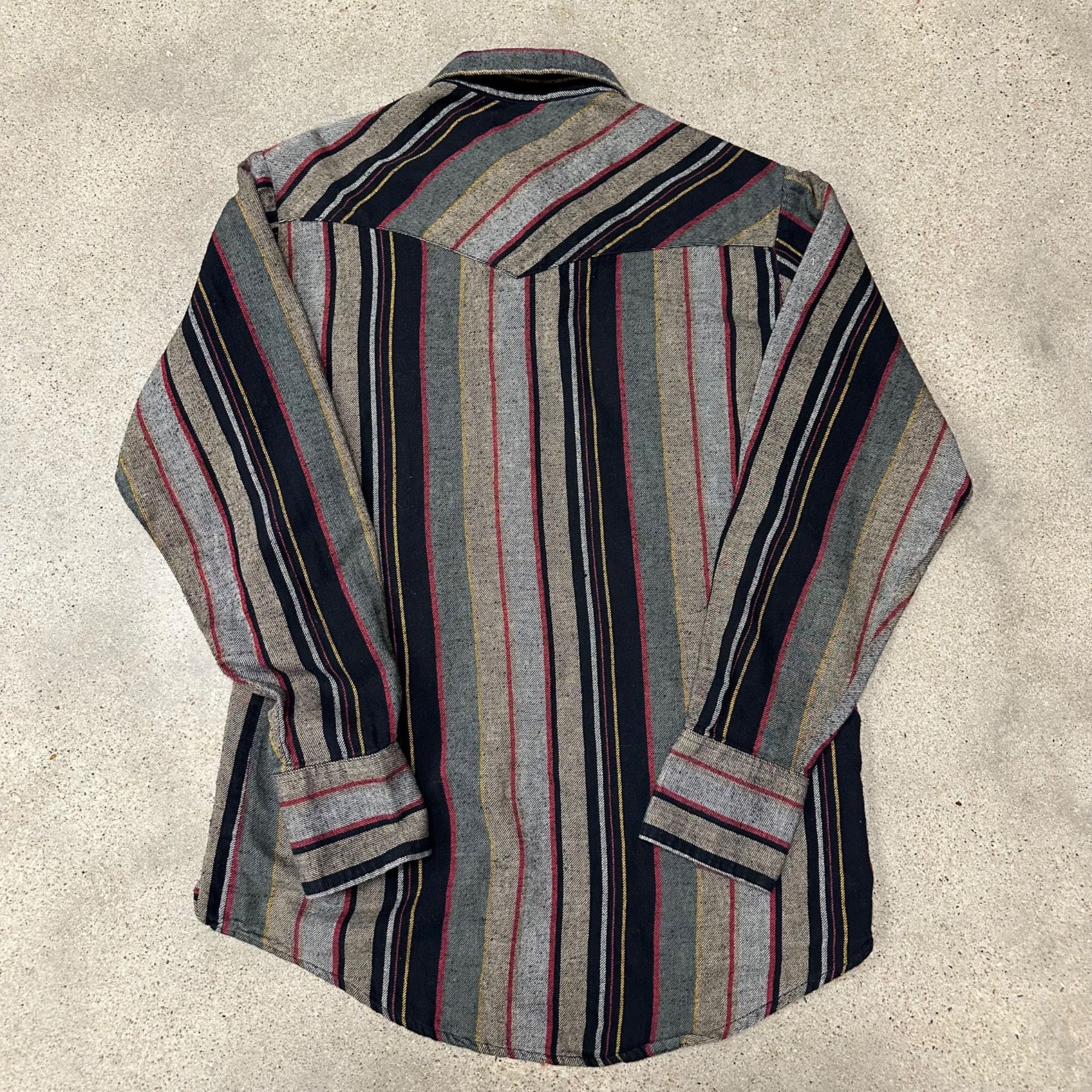 Vintage Vintage Plains Brushpopper Style Pearl Snap Western Shirt St Size US S / EU 44-46 / 1 - 4 Thumbnail