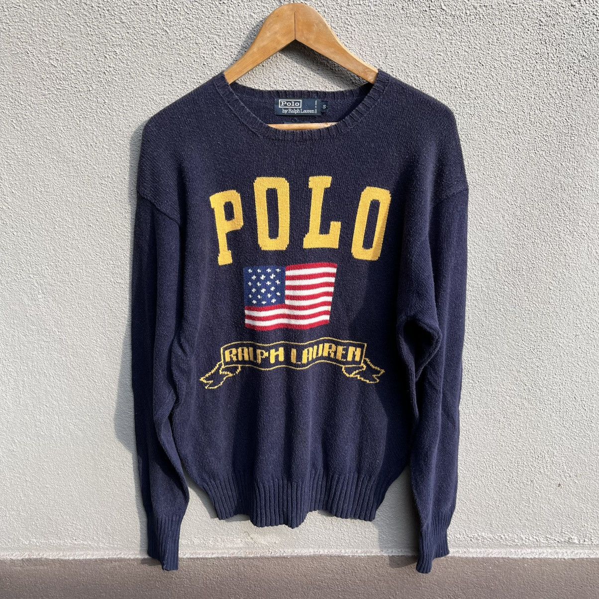 Polo Ralph Lauren Vintage POLO RALPH LAUREN wool jumper crewneck Size US M / EU 48-50 / 2 - 1 Thumbnail