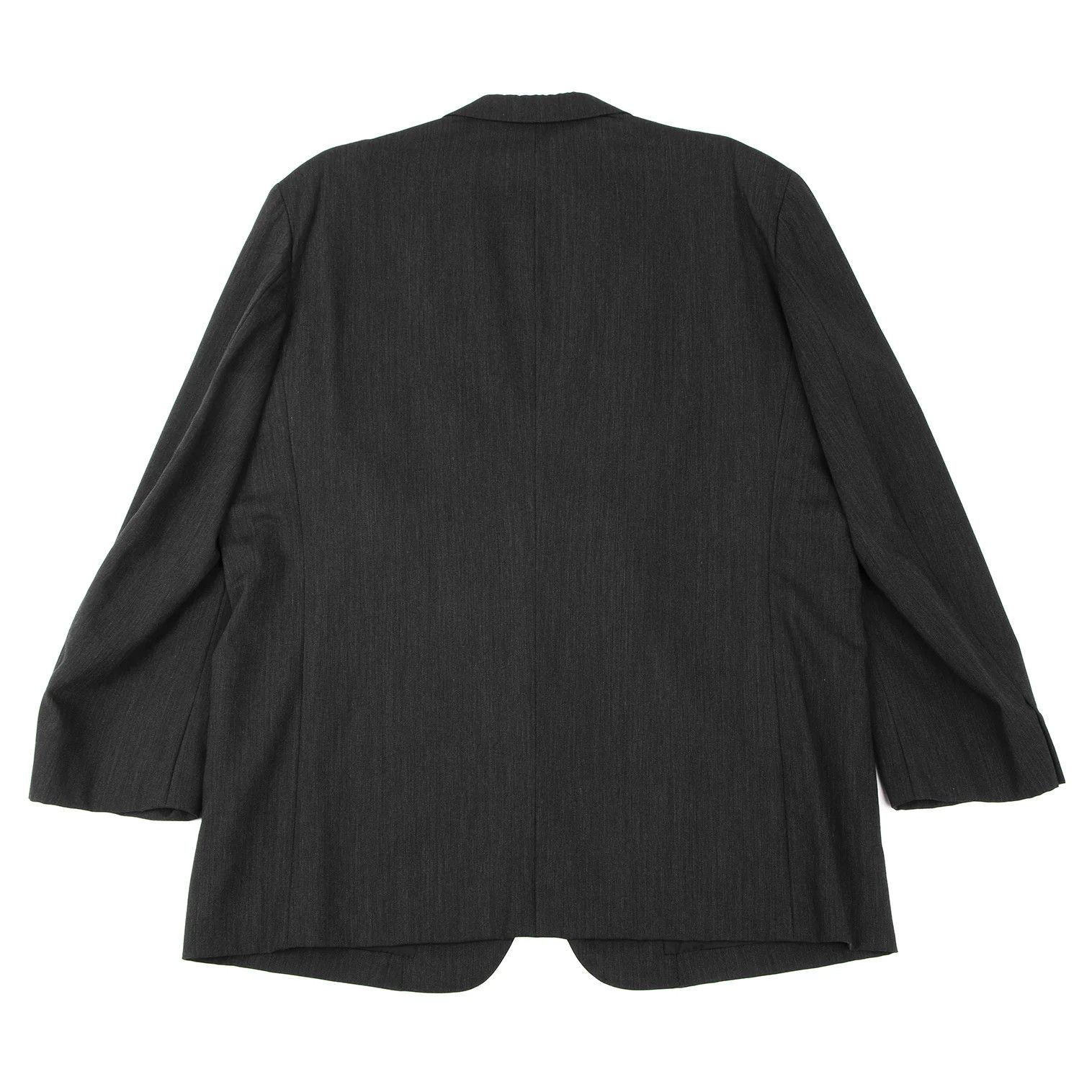 Issey Miyake Wool 2-Button Jacket in Charcoal, Size L Size US L / EU 52-54 / 3 - 12 Thumbnail