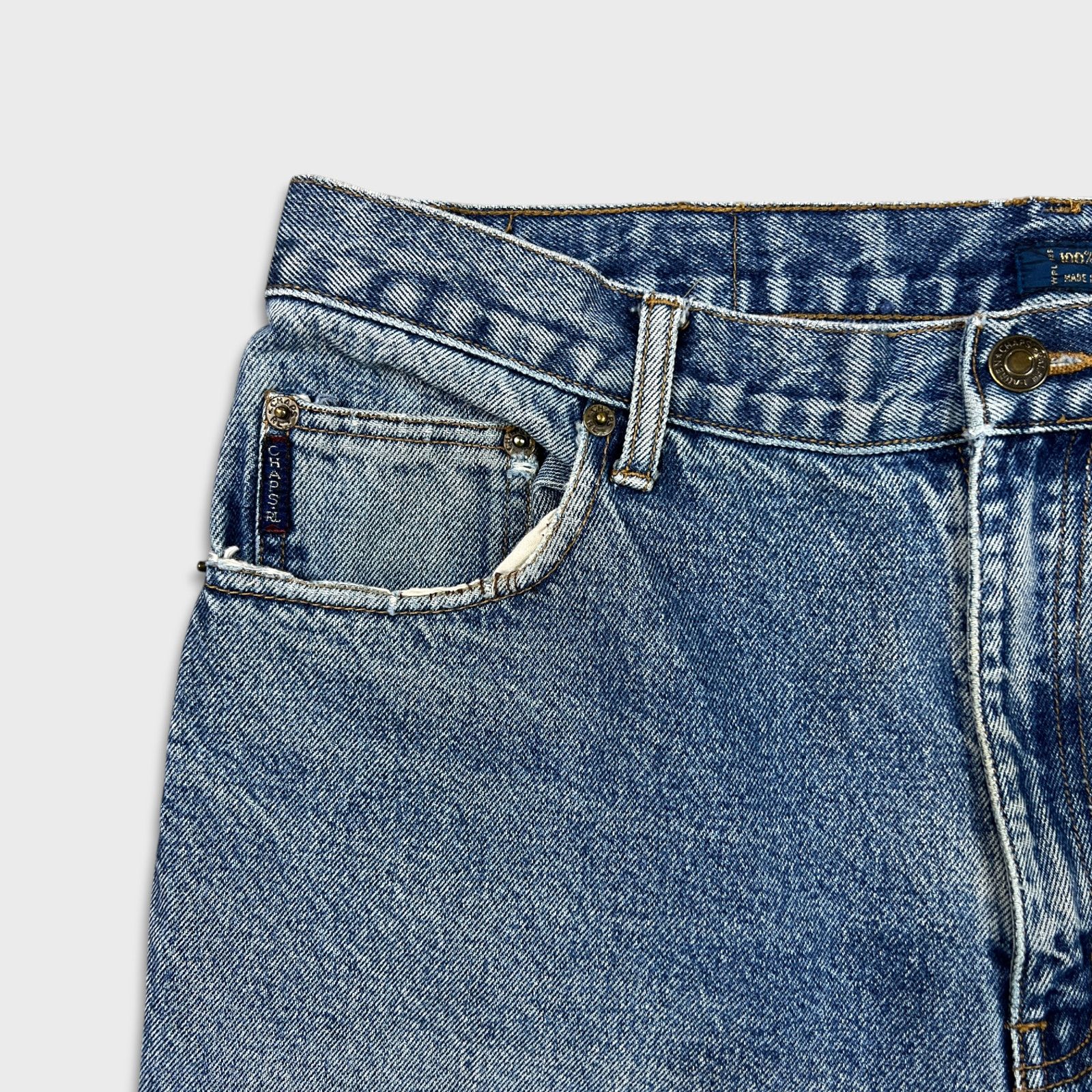 Polo Ralph Lauren Chaps Ralph Lauren Jeans 34x30 Loose Fit Faded Denim Pants Size US 34 / EU 50 - 3 Thumbnail