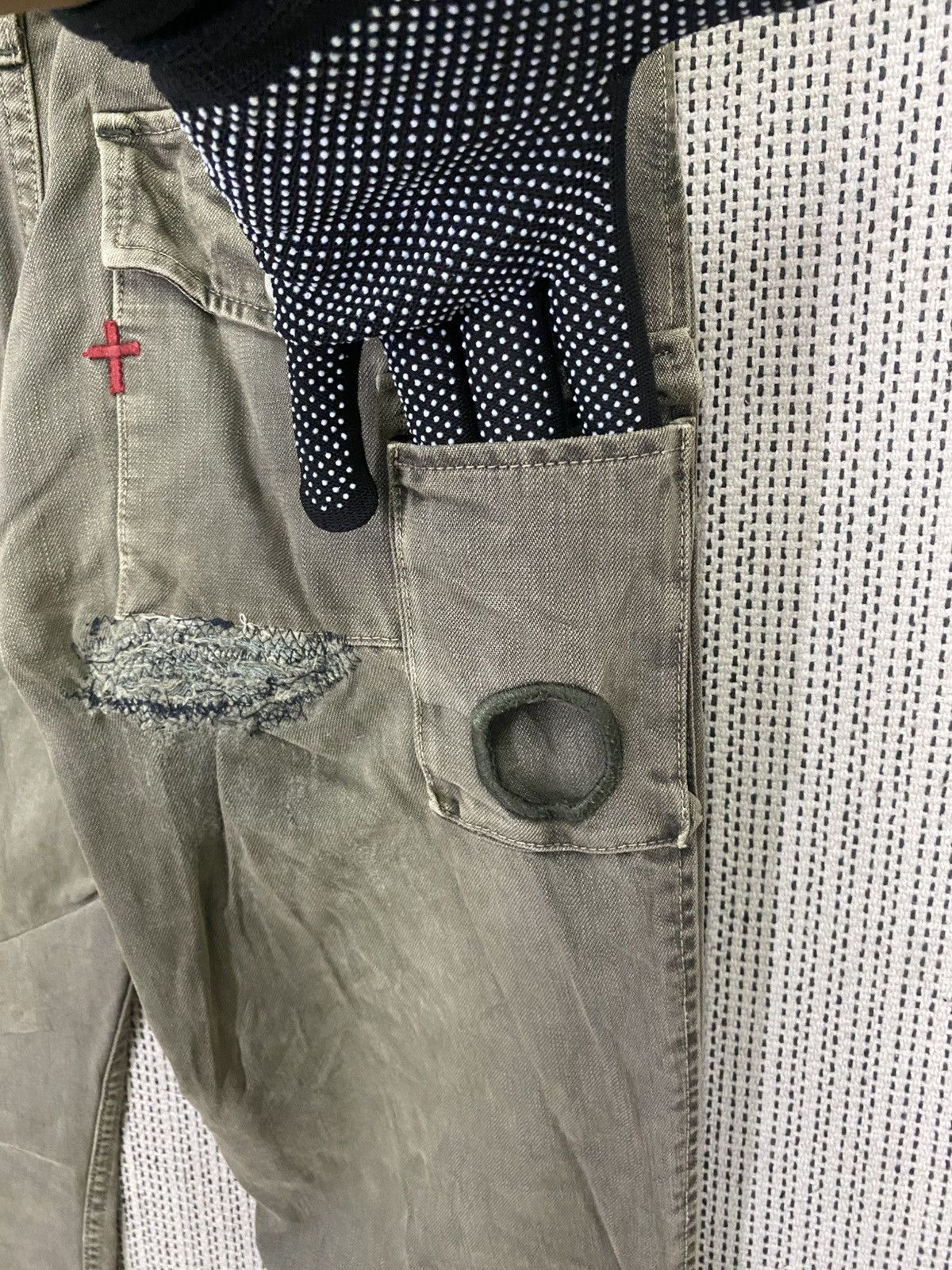 If Six Was Nine 🔥PUNK FASHION🔥Genoese flared pant multipocket distressed Size US 32 / EU 48 - 13 Thumbnail