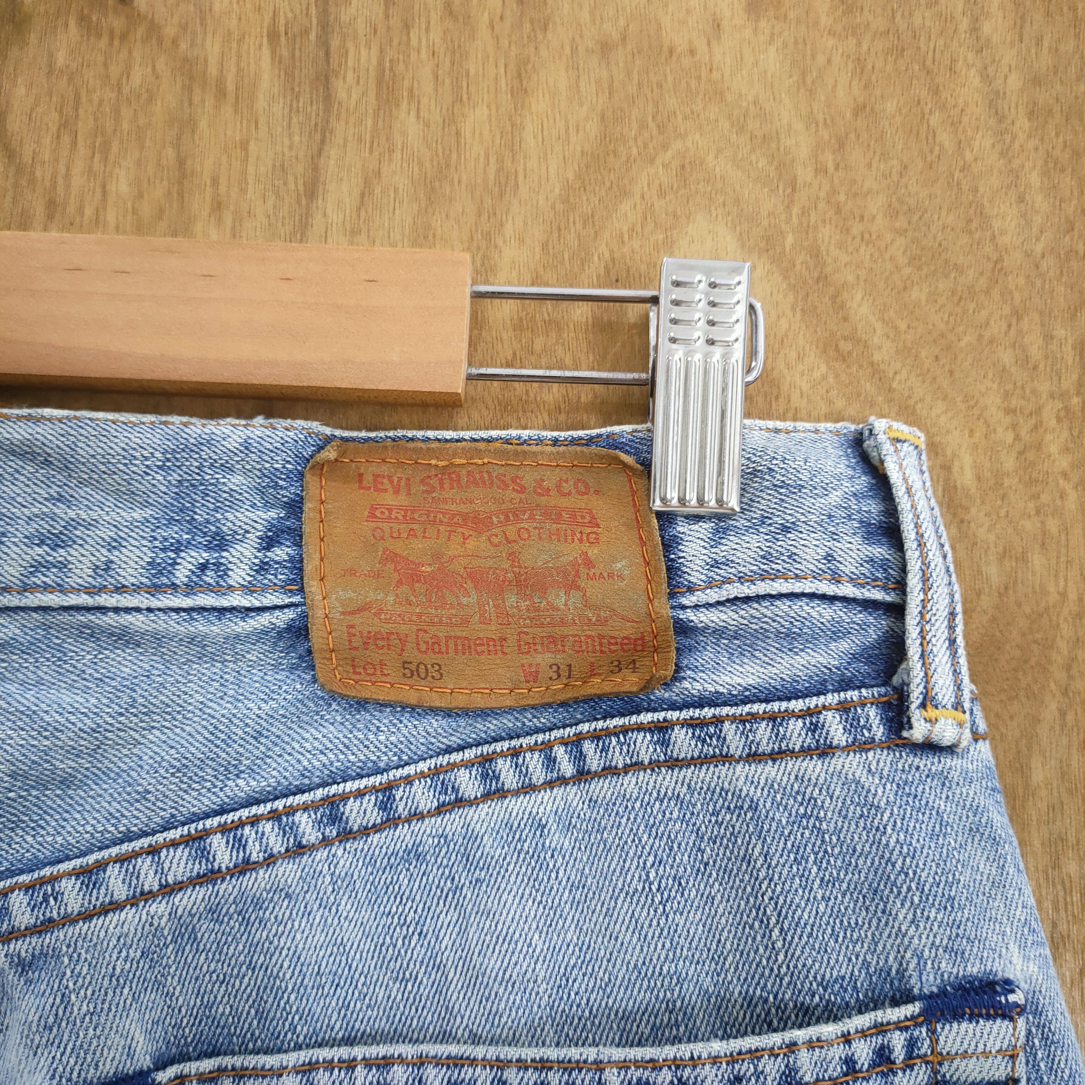 Levi's Vintage Clothing 31×34 💥 VINTAGE LEVI'S DISTRESSED JEANS PANTS Size US 31 - 5 Thumbnail