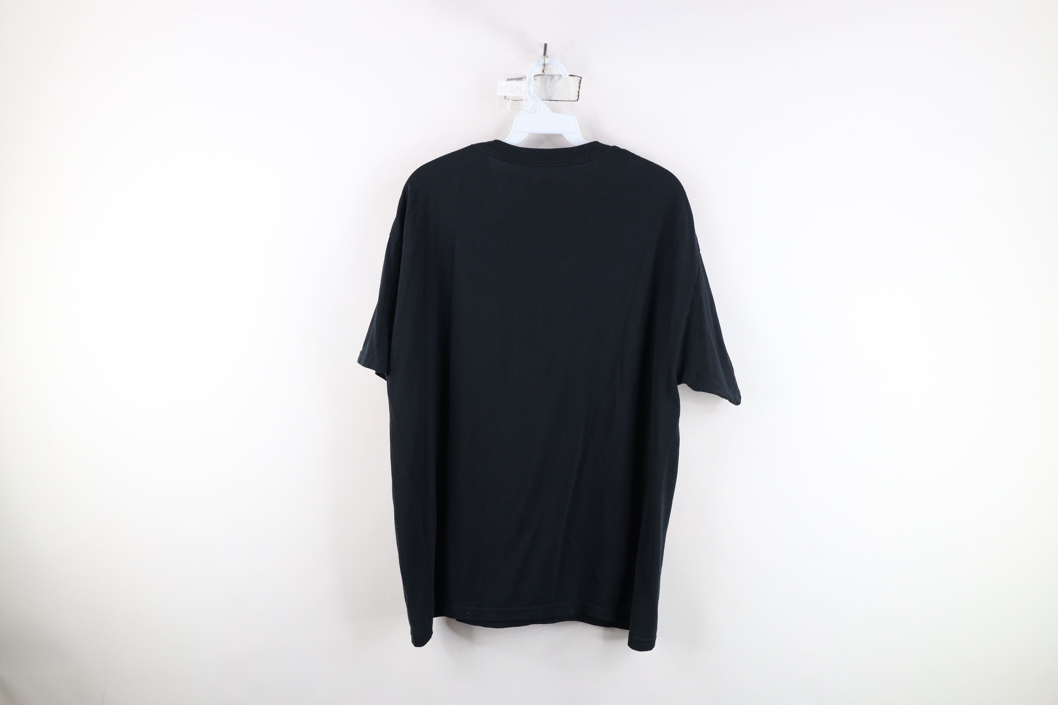 Vintage Vintage 90s Y2K Streetwear Short Sleeve T-Shirt Black Cotton Size US L / EU 52-54 / 3 - 9 Thumbnail
