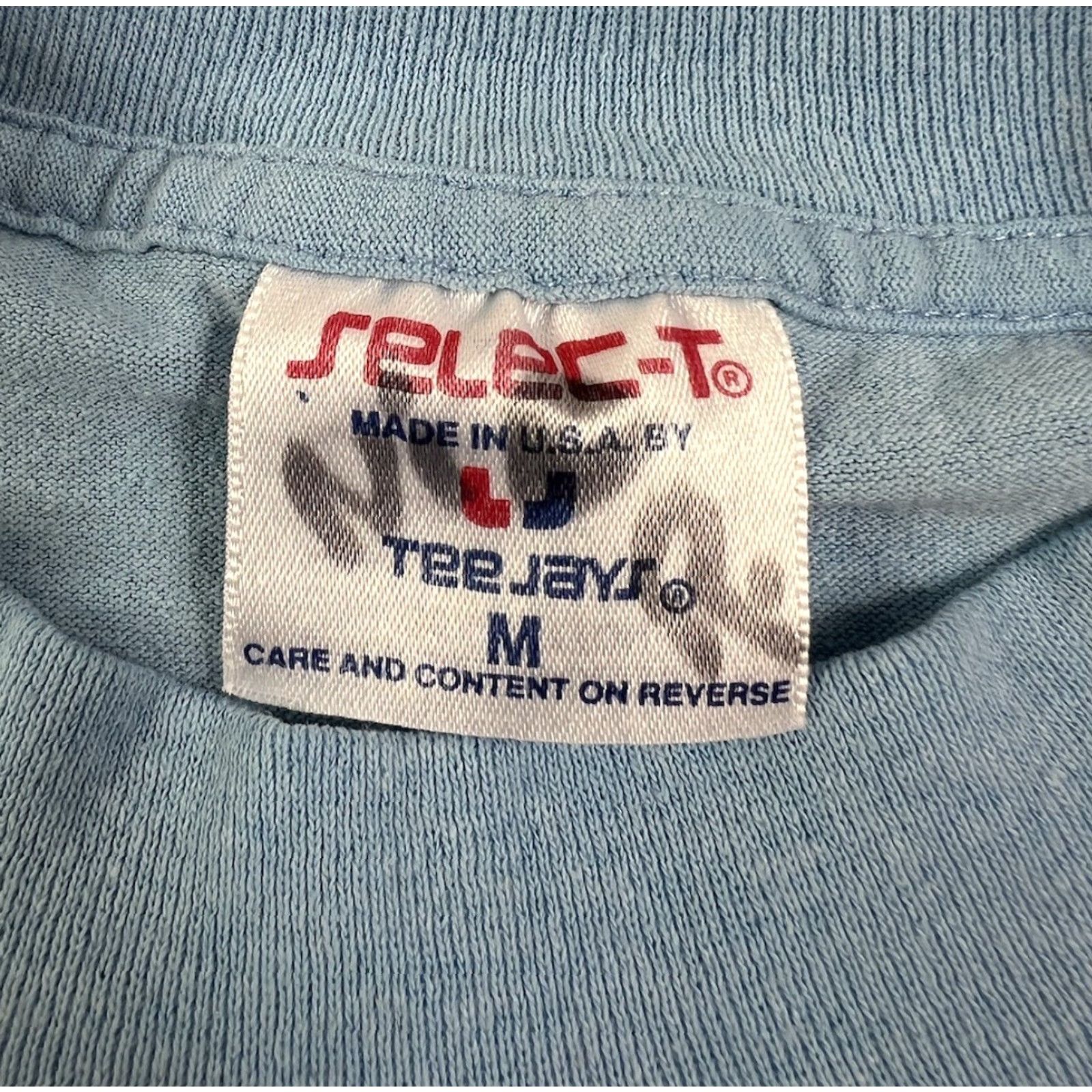 TEE JAYS VINTAGE Tee Jays Cub Scouts Day Camp Bear Nature T Shirt Blue Small Unisex Adults 90s Size US S / EU 44-46 / 1 - 5 Thumbnail