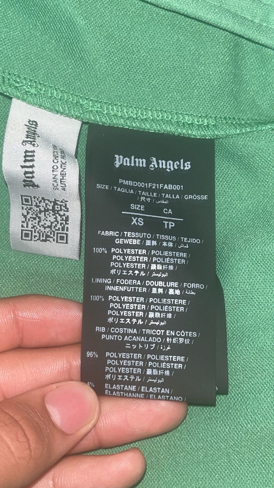 Palm Angels Green Palm Angels Zip-Up Size US XS / EU 42 / 0 - 5 Thumbnail