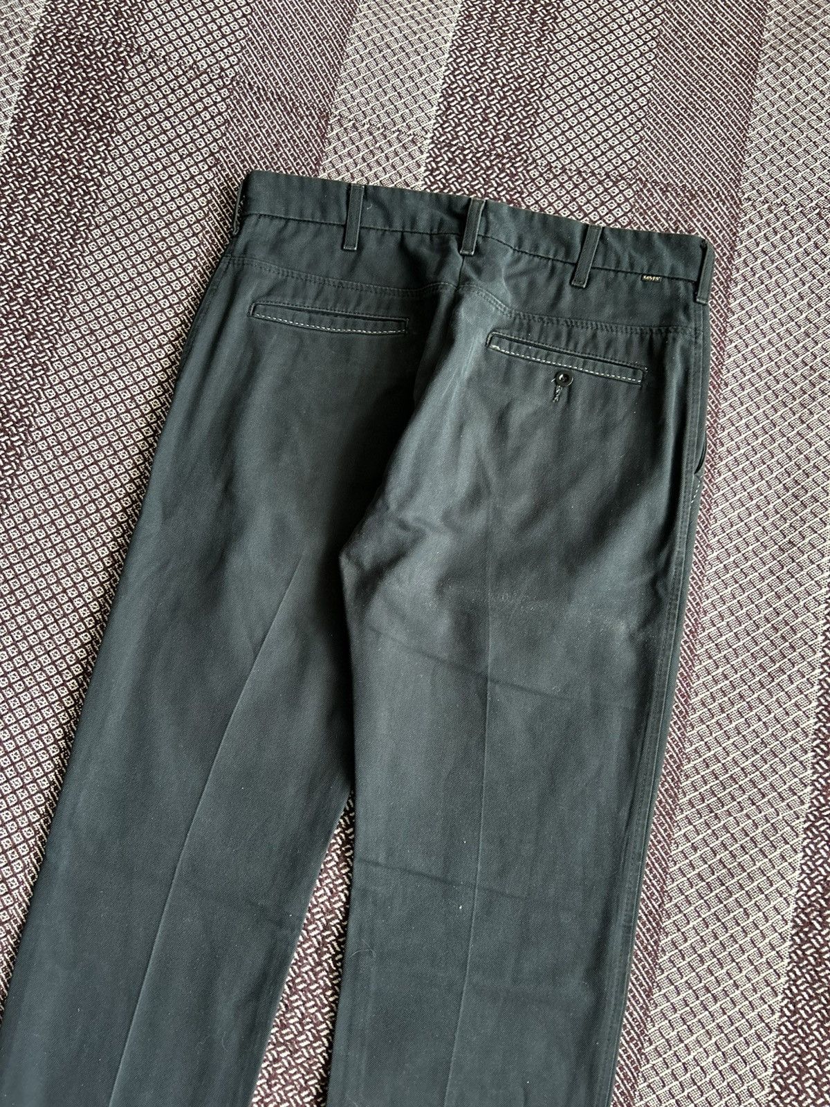 Levi's Vintage 90s Levis Sta-Prest Denim Jeans Solid Style Size W34 Size US 34 / EU 50 - 3 Thumbnail