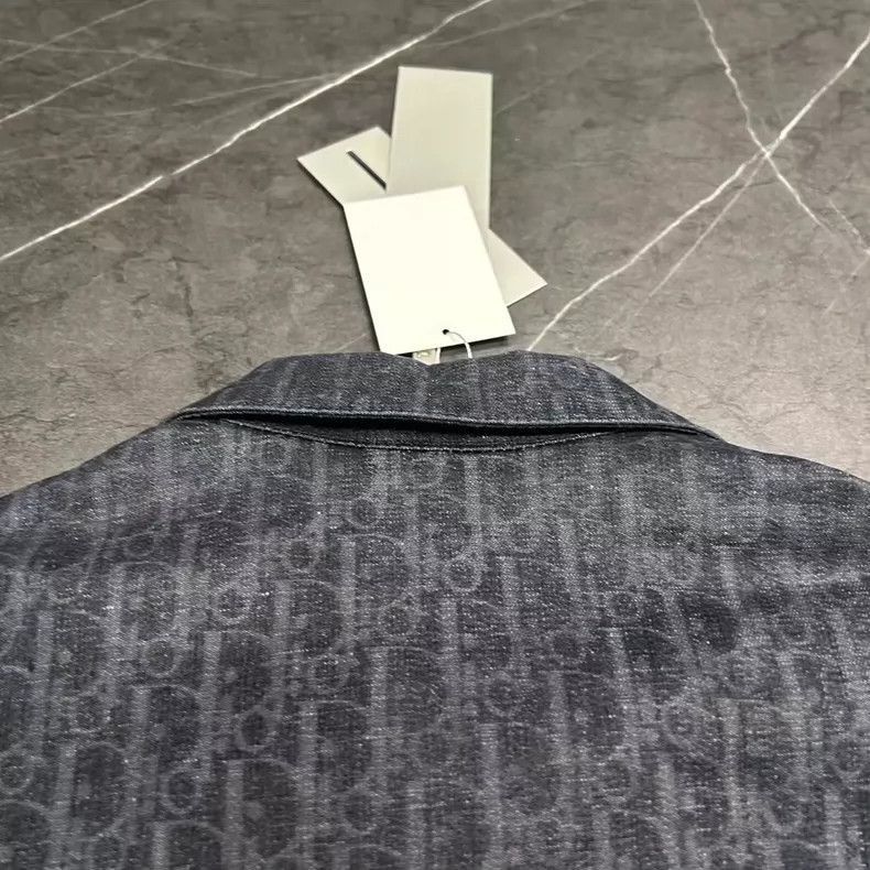 Dior DIOR Black Logo Denim Shirt-2506 Size US M / EU 48-50 / 2 - 6 Thumbnail