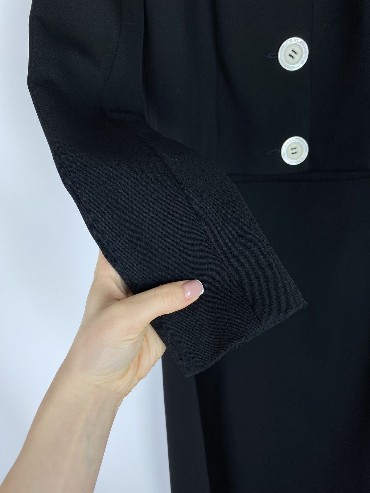 Natasha Zinko BNWT! Natasha Zinko wool tailed assymetrical length coat Size XXS / US 00 / IT 34 - 10 Thumbnail