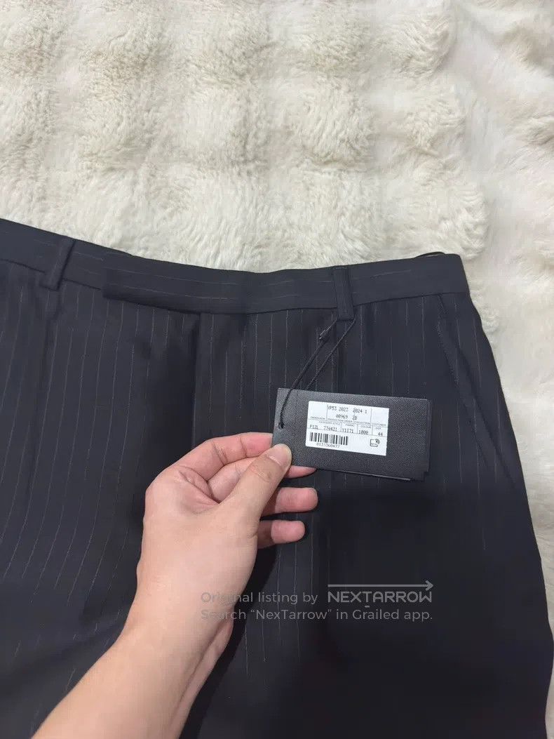 Saint Laurent Paris Saint Laurent Paris Striped Wool Silk Men's Dress Pants i Size US 28 / EU 44 - 3 Thumbnail