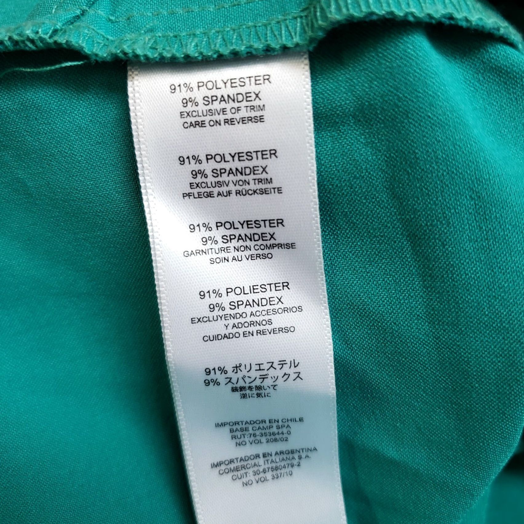 Vintage Sherpa Adventure Gear Womens Pants Sz 4 Blue Teal Low Rise Casual 29 Inseam Womens Size 27" / US 4 / IT 40 - 7 Thumbnail