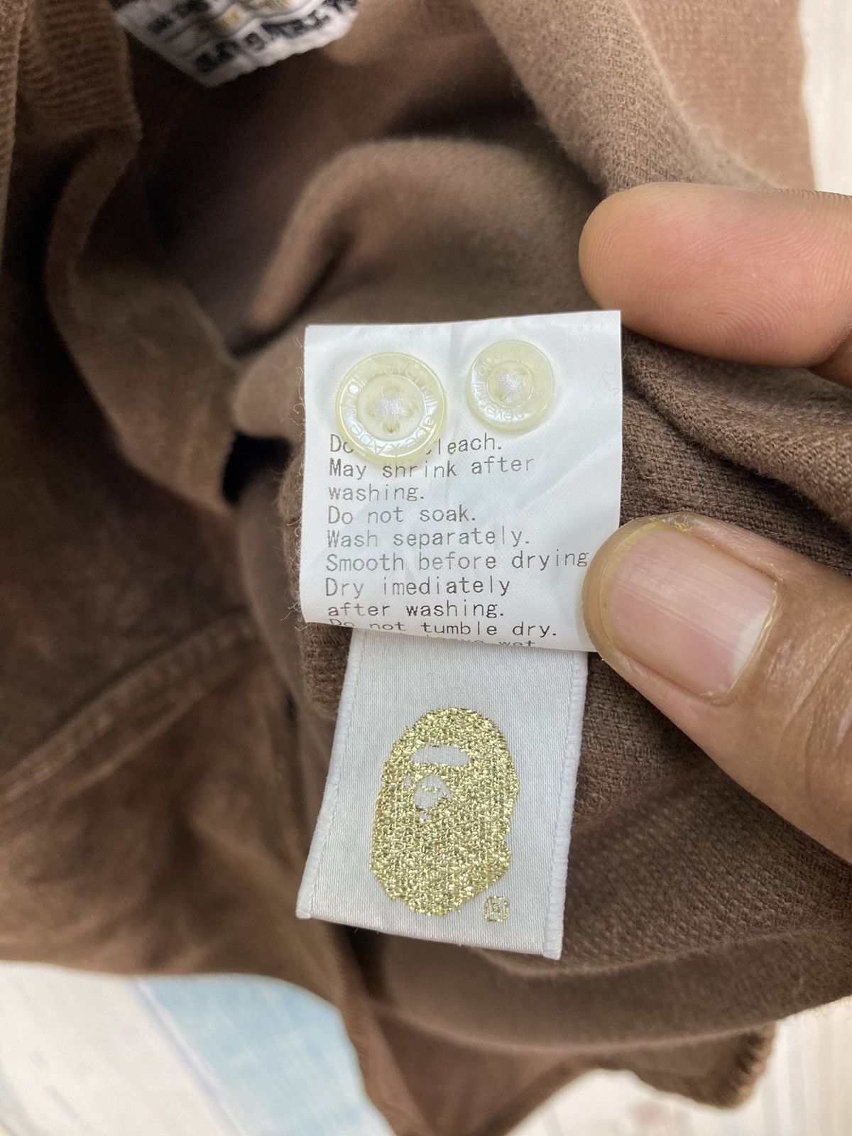 Bape Corduroy Button Up Shirt Size US S / EU 44-46 / 1 - 12 Thumbnail