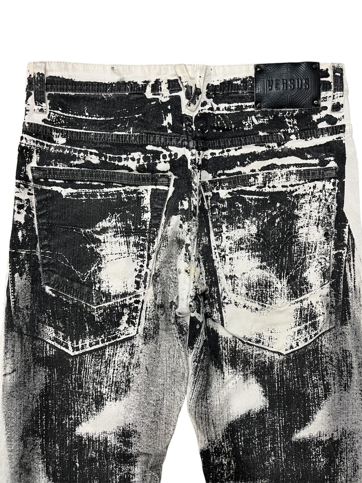 Versus Versace 2000's Versus Versace Printed Jeans Size US 28 / EU 44 - 4 Thumbnail