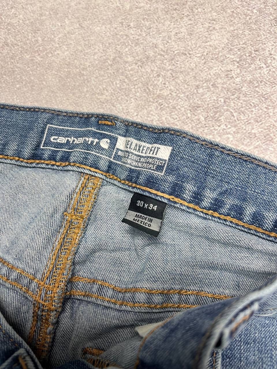 Carhartt × Vintage Vintage Carhartt Distressed Relaxed Fit Jeans Y2K 30 Size US 30 / EU 46 - 6 Thumbnail