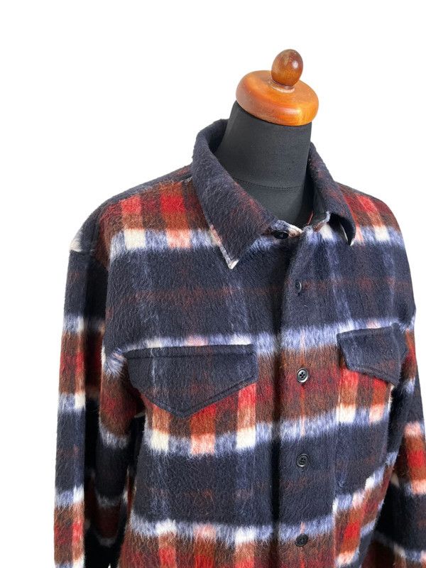 Tommy Hilfiger TOMMY HILFIGER WOOL-BLEND PLAID SHIRT – SIZE L Size US L / EU 52-54 / 3 - 6 Thumbnail