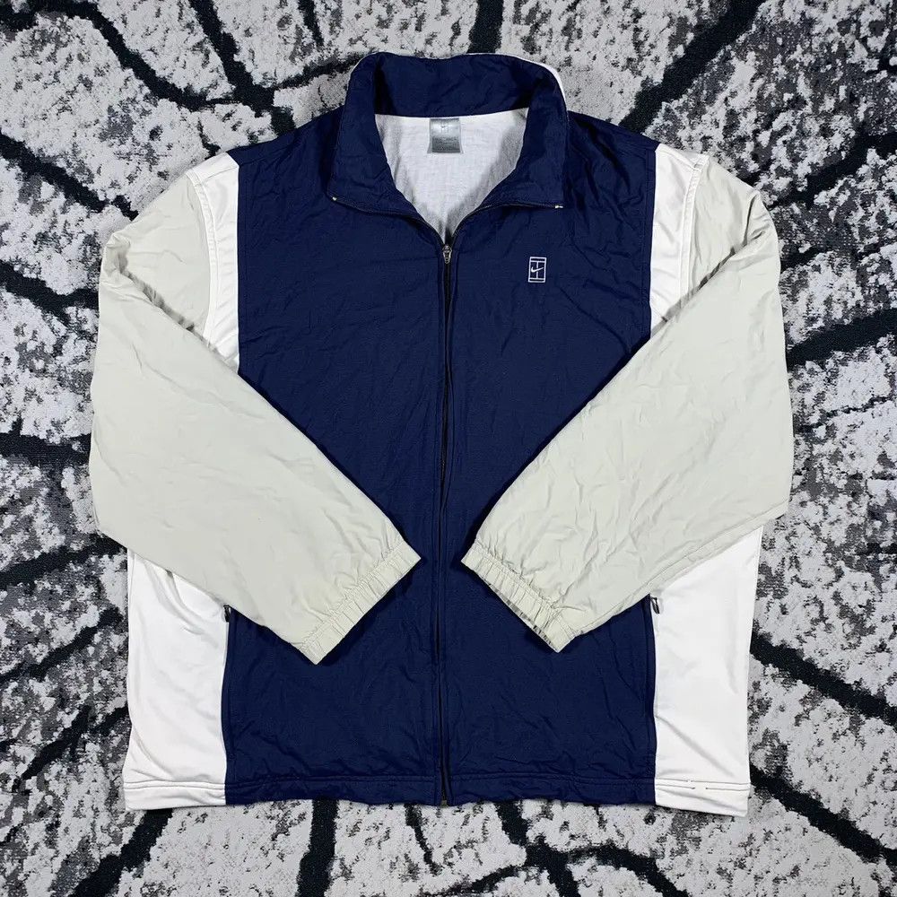 Nike Vintage NIKE 00’s Light Jacket Zip Swoosh Logo Baggy Size US XXL / EU 58 / 5 - 1 Thumbnail