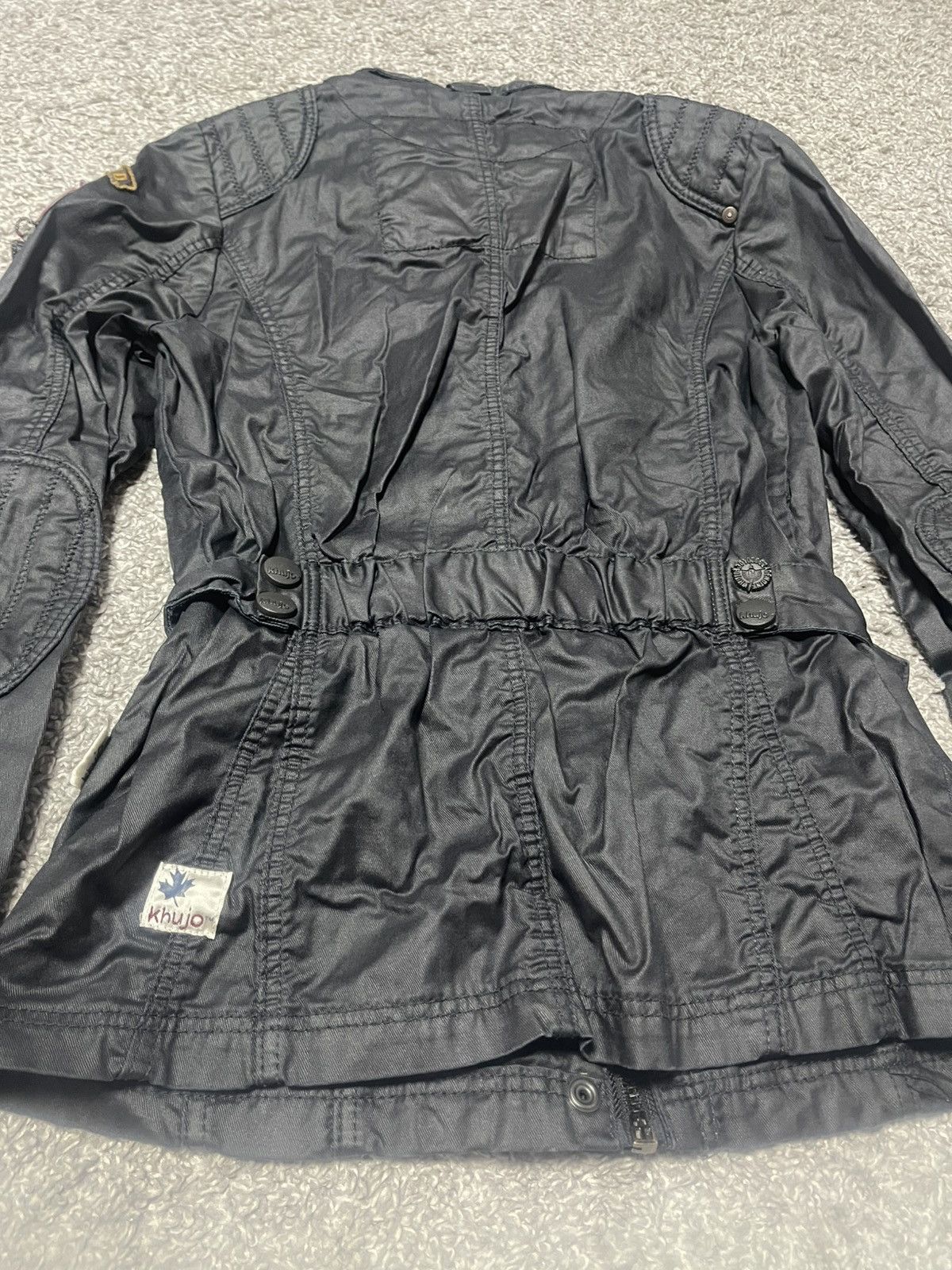 Japanese Brand Khujo Siren shell Japanese belted Jacket Patchwork size S Size S / US 4 / IT 40 - 3 Thumbnail