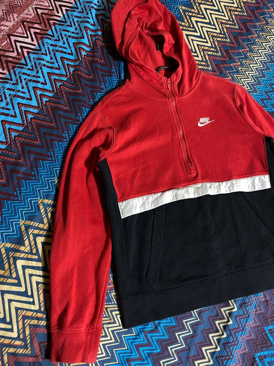 Nike × Vintage Sweatshirt Nike Vintage Big Central Logo 90s Outdoor Style Size US S / EU 44-46 / 1 - 13 Thumbnail