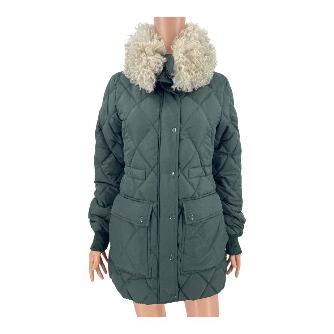 Theory Theory Coat Quilted Down Puffer Jacket Forest Green S Size S / US 4 / IT 40 - 3 Thumbnail