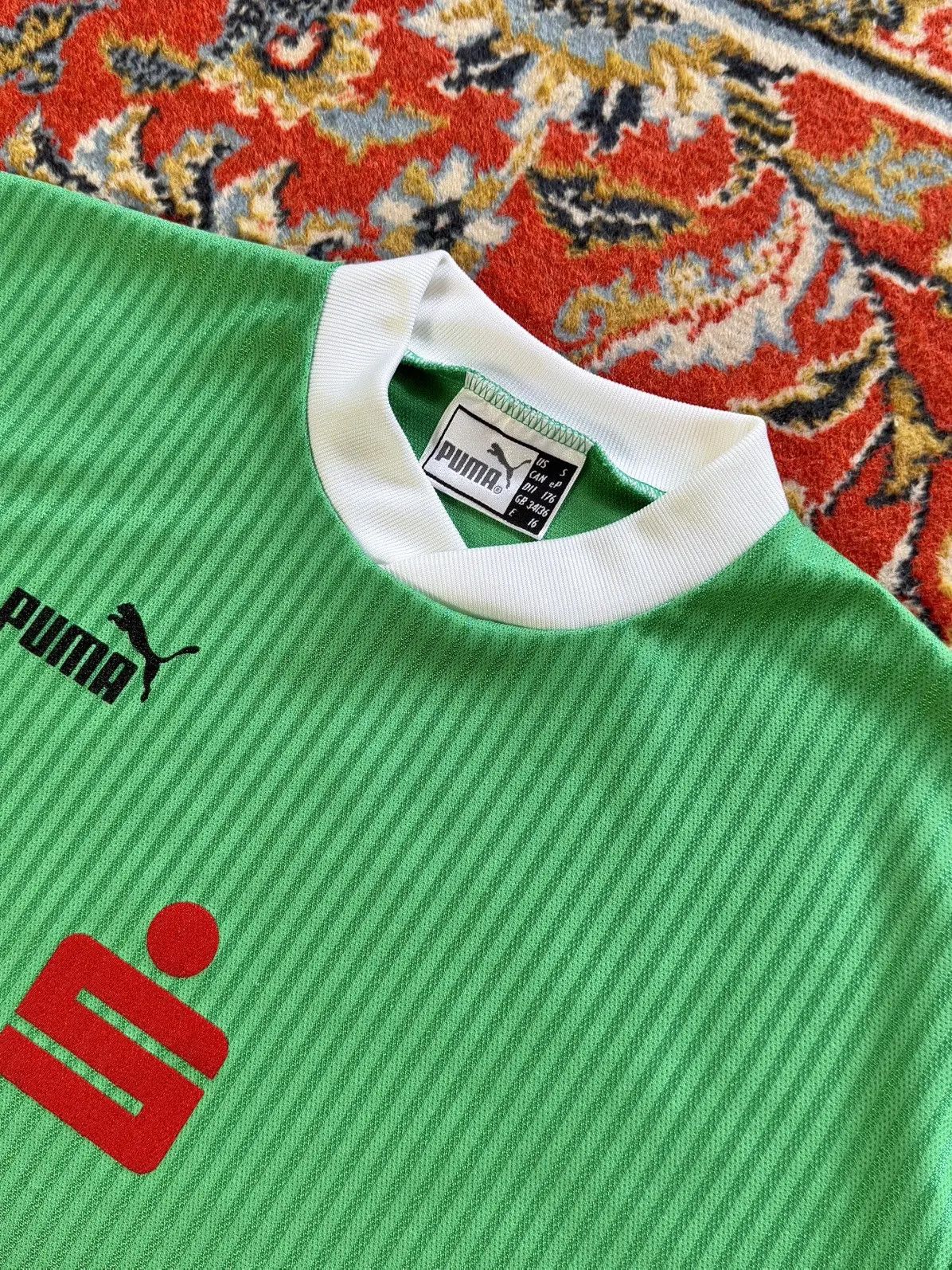 Puma × Vintage 90s Puma Striped Soccer Football Jersey Vintage Tee Size US M / EU 48-50 / 2 - 7 Thumbnail