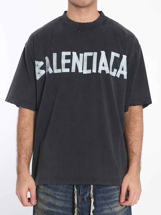 Balenciaga BALENCIAGA Men T-Shirts 764235 BLACK Size US M / EU 48-50 / 2 - 1 Thumbnail