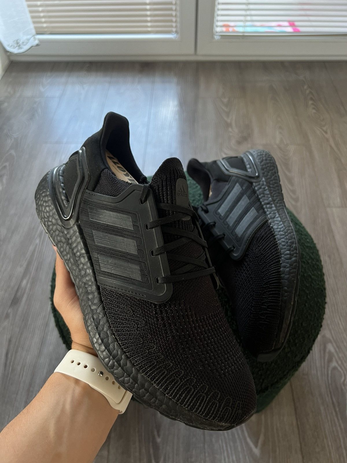 Adidas × Designer ‼️Adidas Utraboost Primeblue Triple Black Knit Sneakers‼️ Size US 10.5 / EU 43-44 - 11 Thumbnail