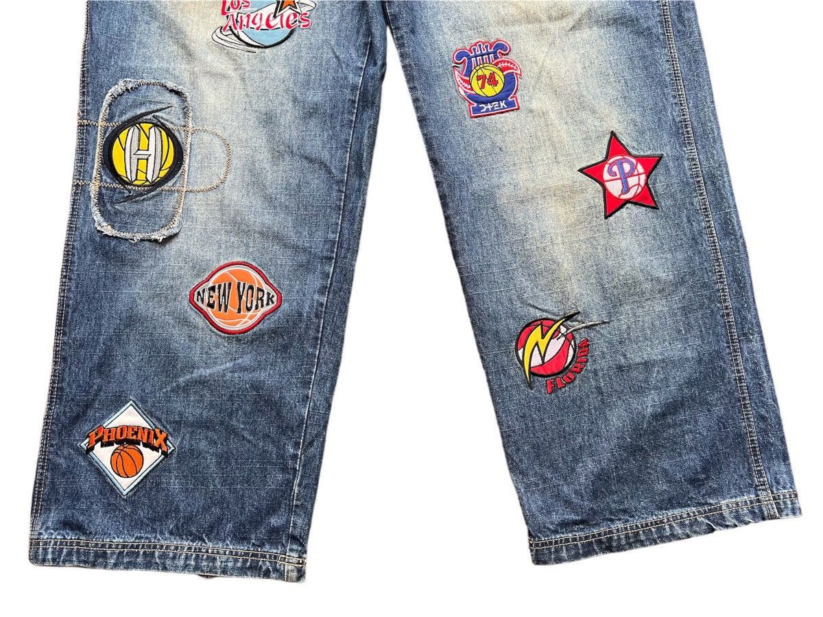 NBA 🔥Steals🔥 Vtg Y2K Dtek Jeans Hip Hop Baggy Style W42 x L32 Size US 42 / EU 58 - 7 Thumbnail