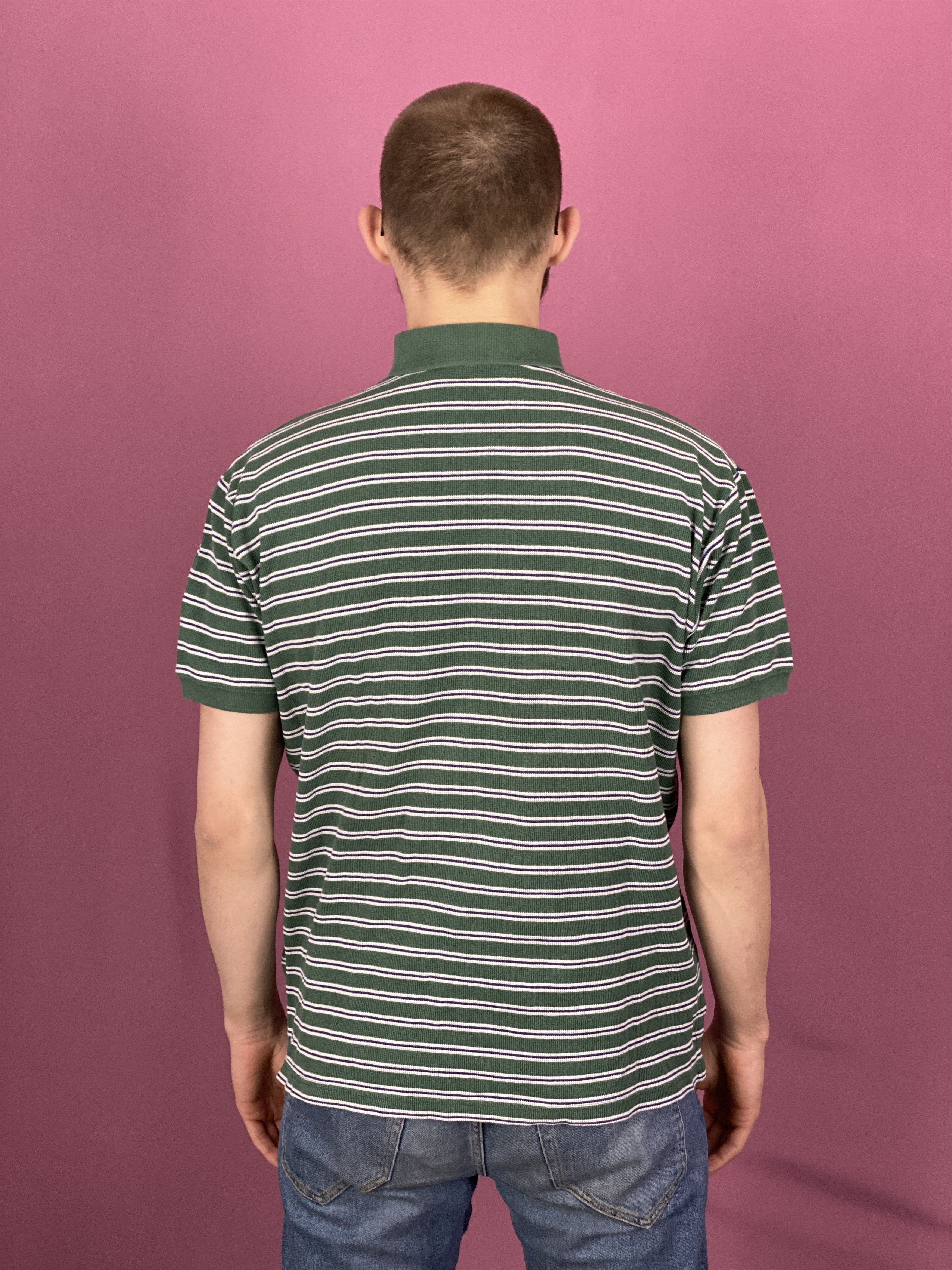 Polo Ralph Lauren × Ralph Lauren Sport × Vintage 90s Polo Sport Vintage Men's Striped Polo Shirt - L Size US L / EU 52-54 / 3 - 3 Thumbnail
