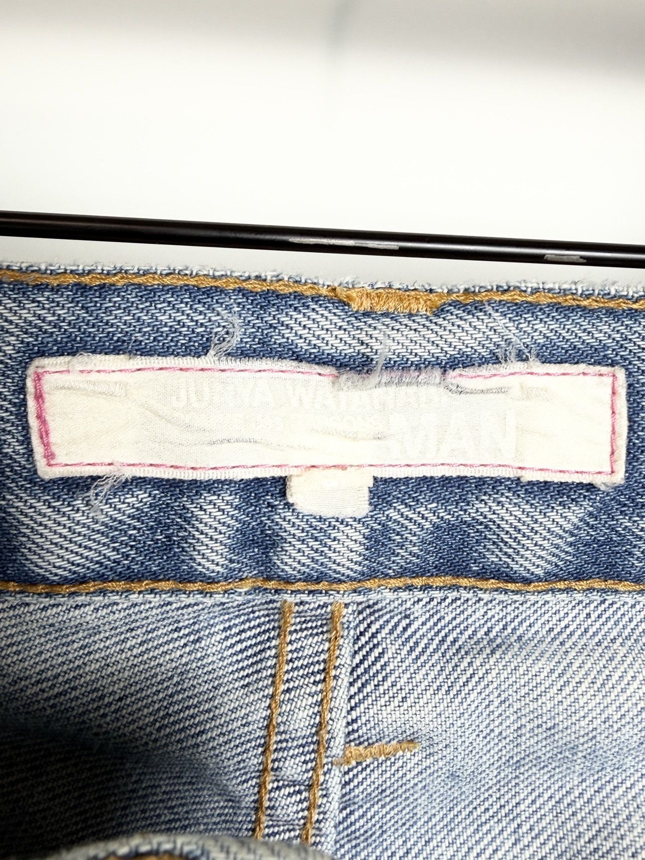 Junya Watanabe AW03 Junya Watanabe Washed Blue Faded Denim Jeans Thrashed Size US 30 / EU 46 - 6 Thumbnail
