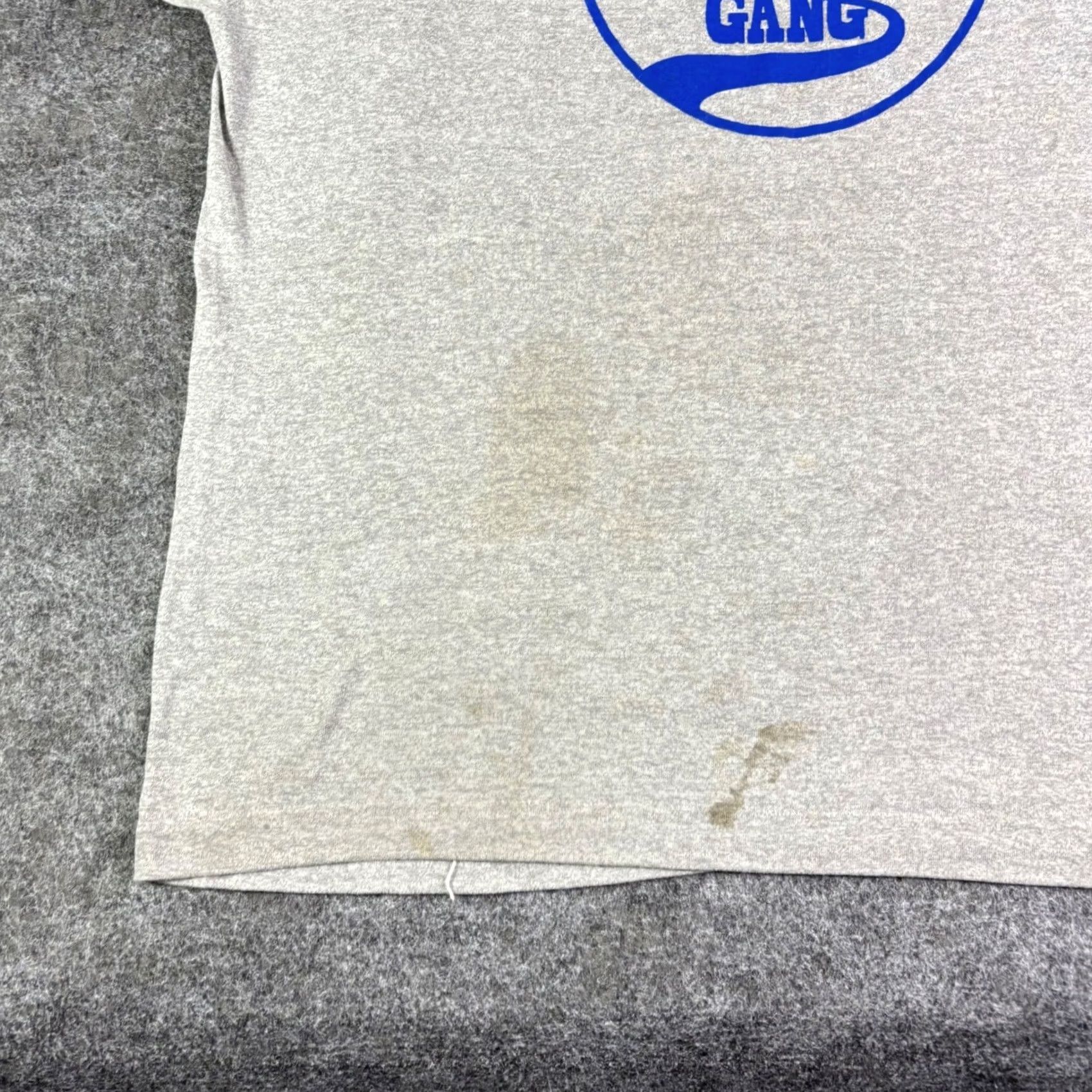 Vintage VINTAGE The Blue Mountain Gang Graphic T-Shirt Gray L Men Short Sleeve Cotton 1990s Graphic Tee Grunge Dec 1990s Shirt Mens Size US L / EU 52-54 / 3 - 6 Thumbnail