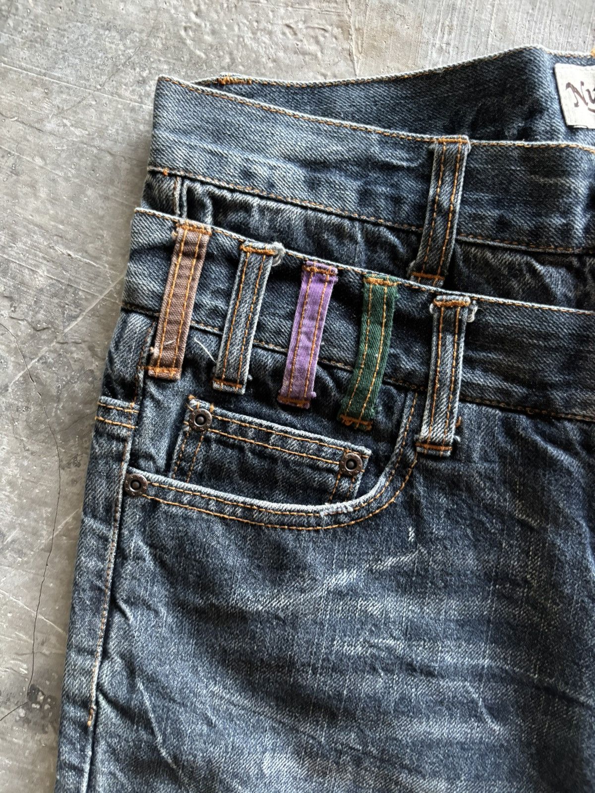 Hysteric Glamour NYLAUS doublewaist ppfm style japanese denim distressed fade Size US 28 / EU 44 - 8 Thumbnail