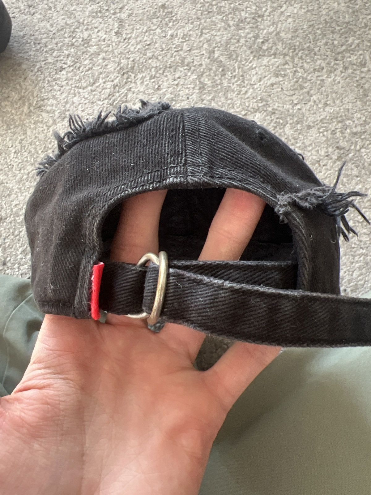 Diesel Distressed Diesel x Balenciaga Style Cap. Size ONE SIZE - 4 Thumbnail