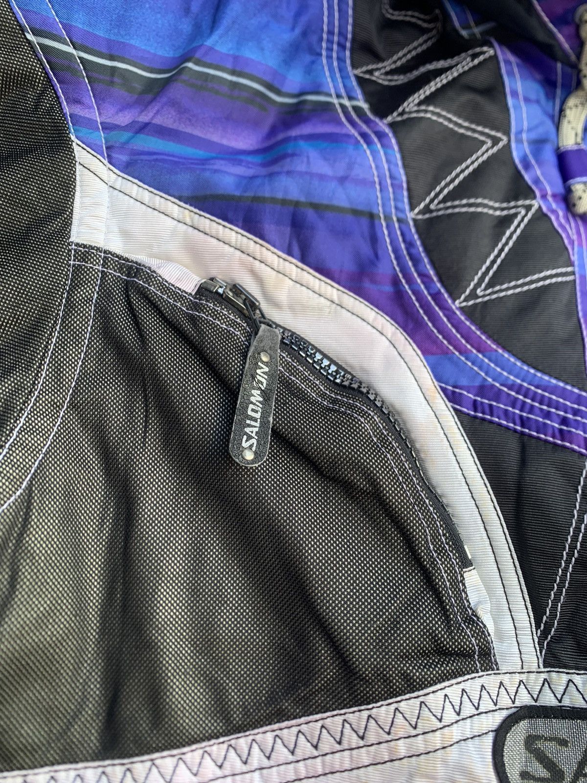 Salomon × Vintage Very Rare Salomon Ski Jacket with Hoodie Production Size US L / EU 52-54 / 3 - 4 Thumbnail