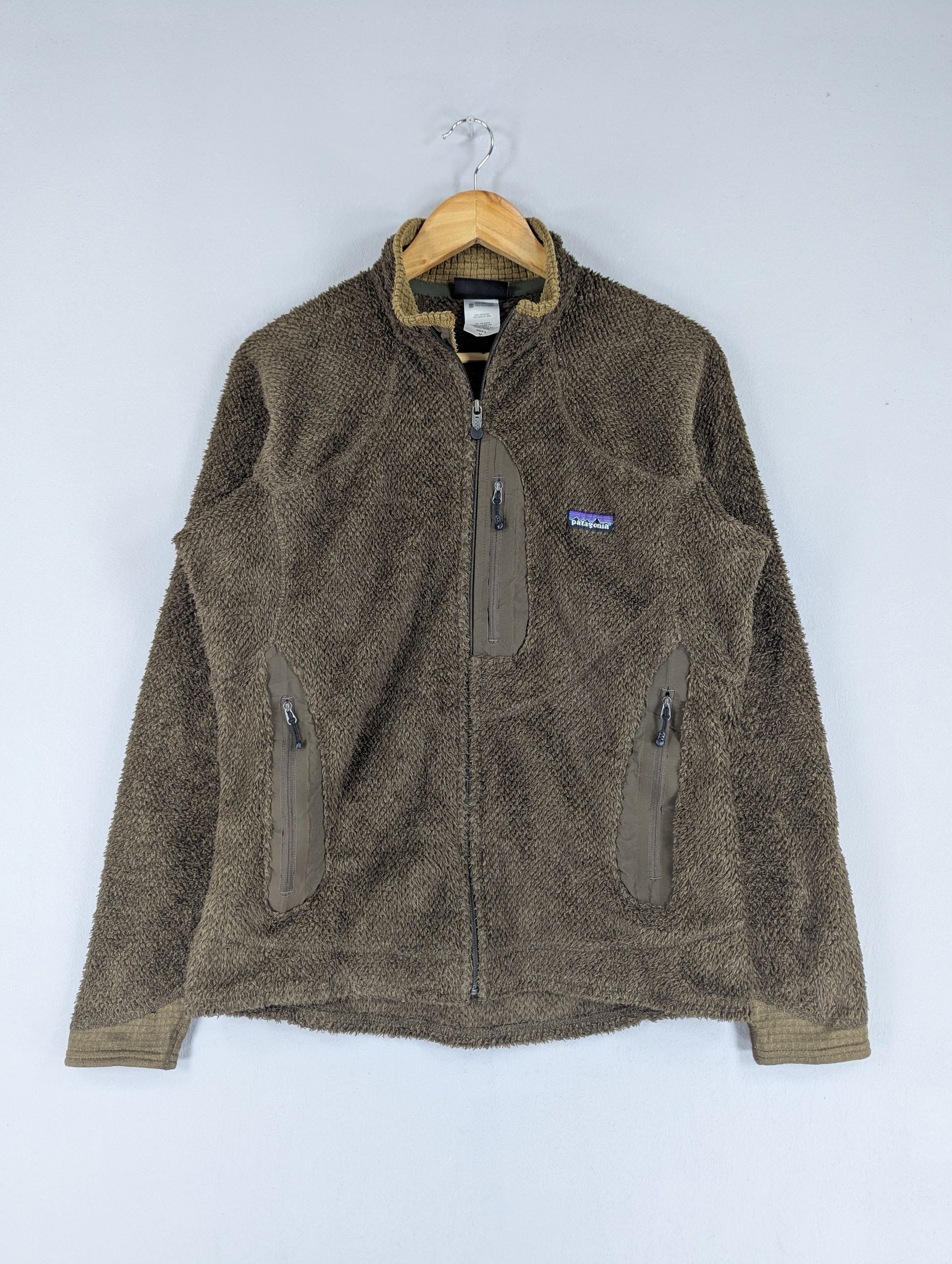 Vintage Patagonia Fleece R2 Polartec Jacket Size M Brown
