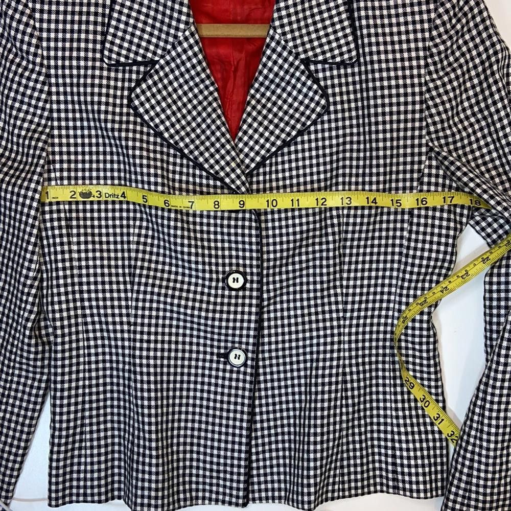 Christian Dior Monsieur Vintage Mondi Plaid Blazer Size 38/6-8 Size M / US 6-8 / IT 42-44 - 7 Thumbnail