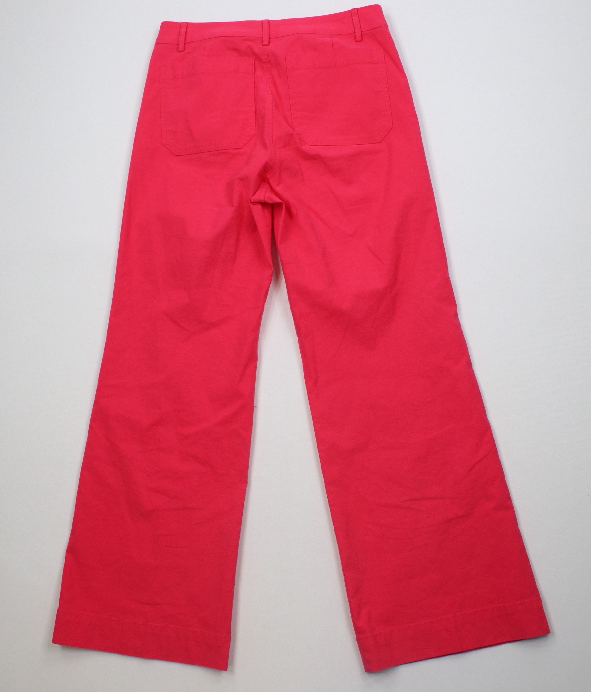 J.Crew J Crew High Rise Flared Wide Leg Pants Pink Legally Blonde Size 30" / US 8 / IT 44 - 9 Thumbnail