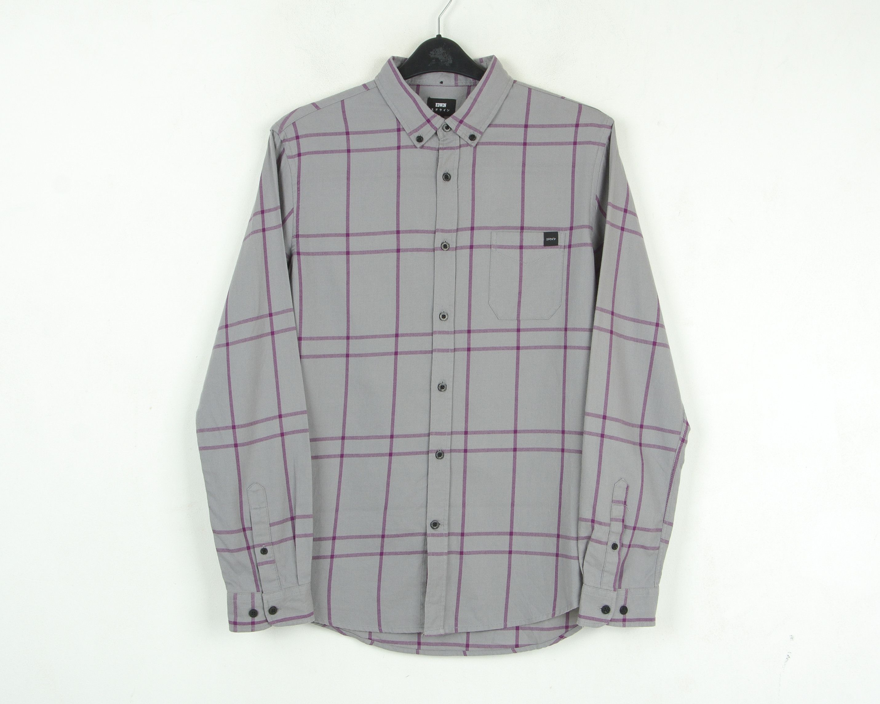 Edwin Standard Shirt M Plaid Flannel 100% Cotton Check Tartan Top Size US M / EU 48-50 / 2 - 1 Thumbnail