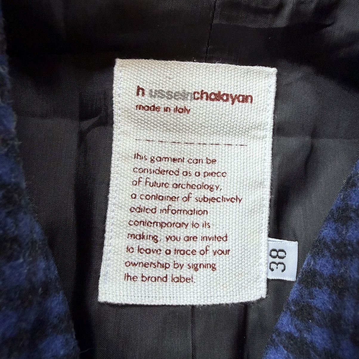 Hussein Chalayan Hussein Chalayan - 90’s Archive Houndstooth Wool Jacket Size M / US 6-8 / IT 42-44 - 5 Thumbnail