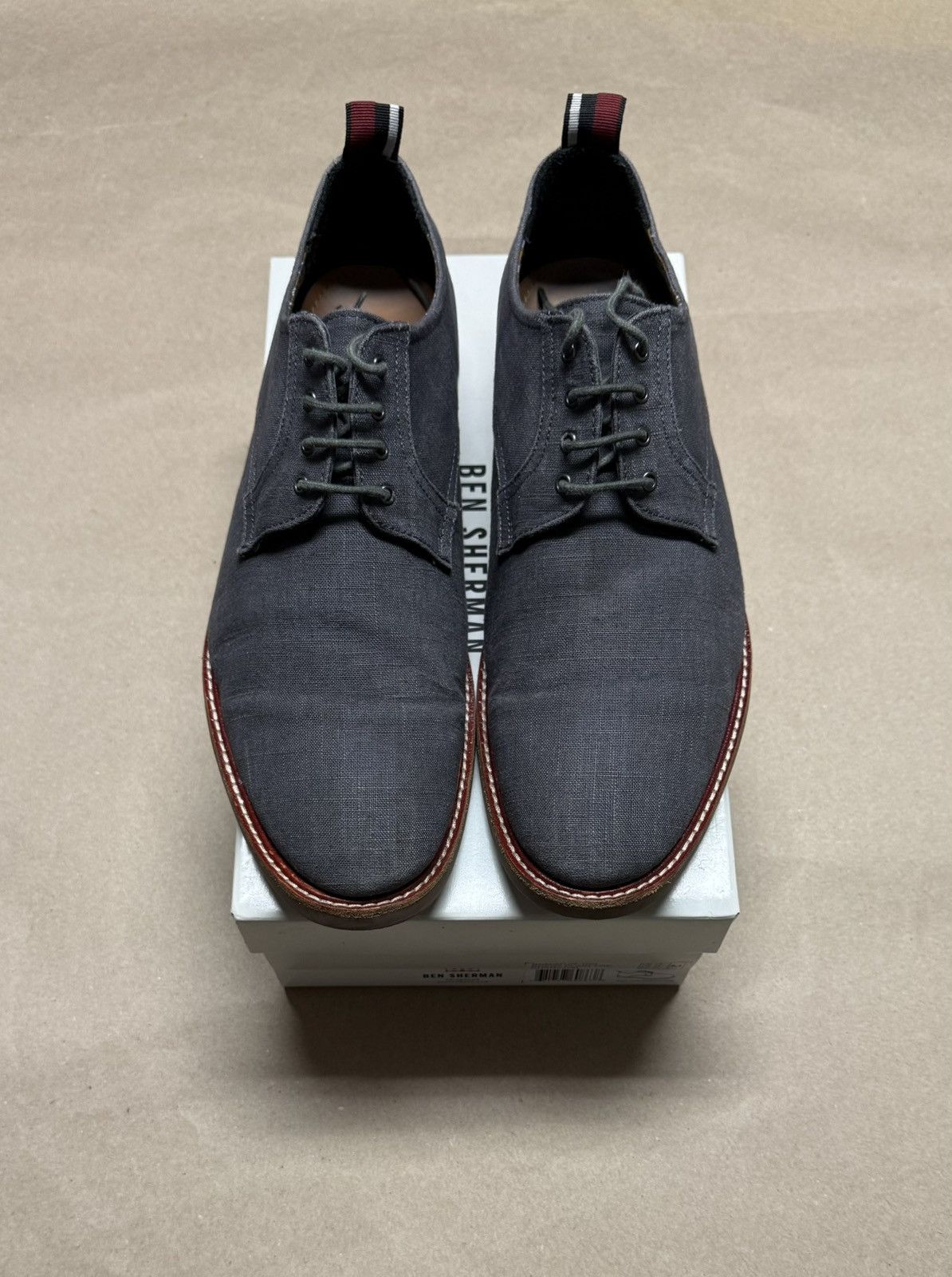 Ben Sherman Ben Sherman Original Oxford Men’s Dress Shoes Grey size 14! Size US 14 / EU 47 - 3 Thumbnail