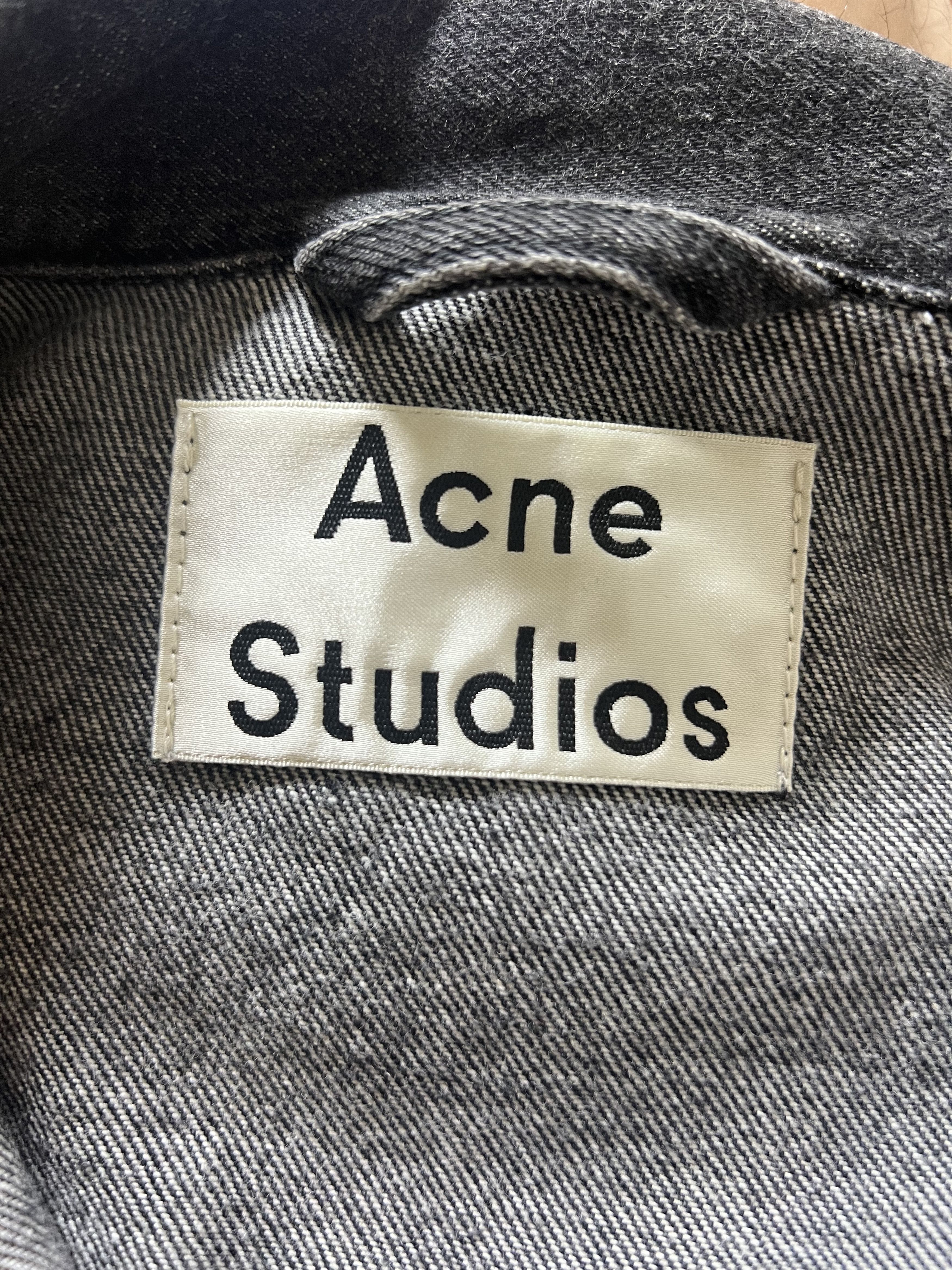Acne Studios WHO VTG BLACK PAW16 Denim Jackets Size US L / EU 52-54 / 3 - 3 Thumbnail