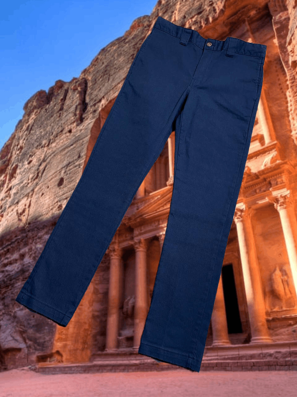 Dickies Vintage denim Casual Pants blue Dickies crazy Y2K Size US 34 / EU 50 - 1 Thumbnail