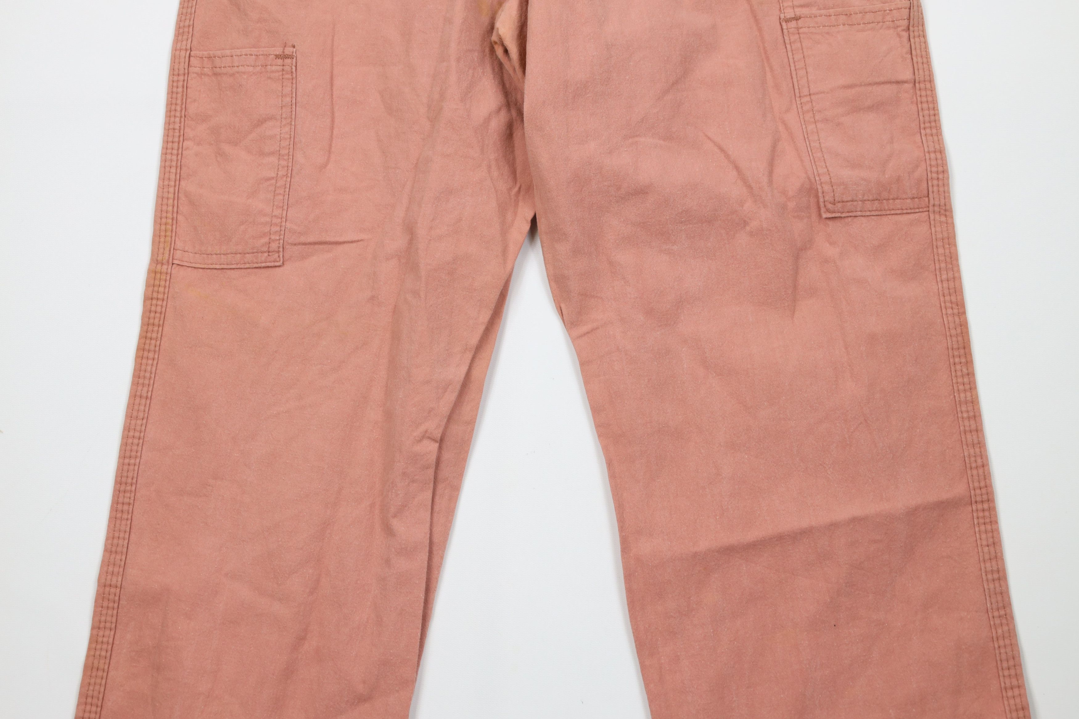 Vintage Vintage 60s 70s Streetwear Dungaree Work Pants Pink USA Size US 32 / EU 48 - 11 Thumbnail
