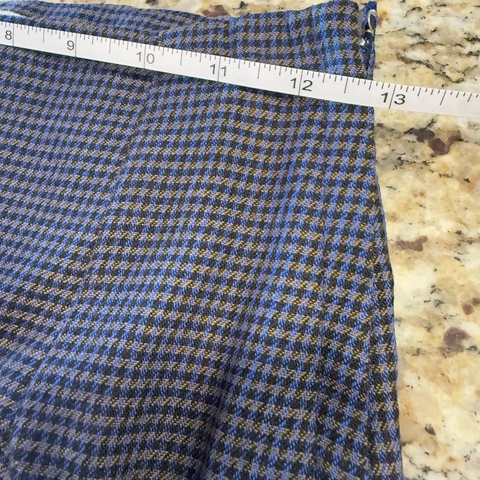 Other Ann Taylor vintage wool blend plaid mini skirt SZ 4 Size 27" / US 4 / IT 40 - 5 Thumbnail