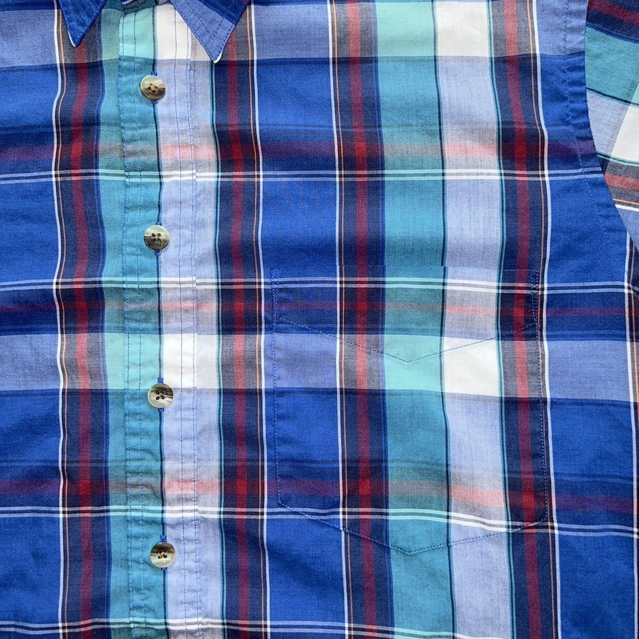 Van Heusen × Vintage Vintage Y2K Cropped Boxy Checkered Button up Shirt Size US S / EU 44-46 / 1 - 4 Thumbnail