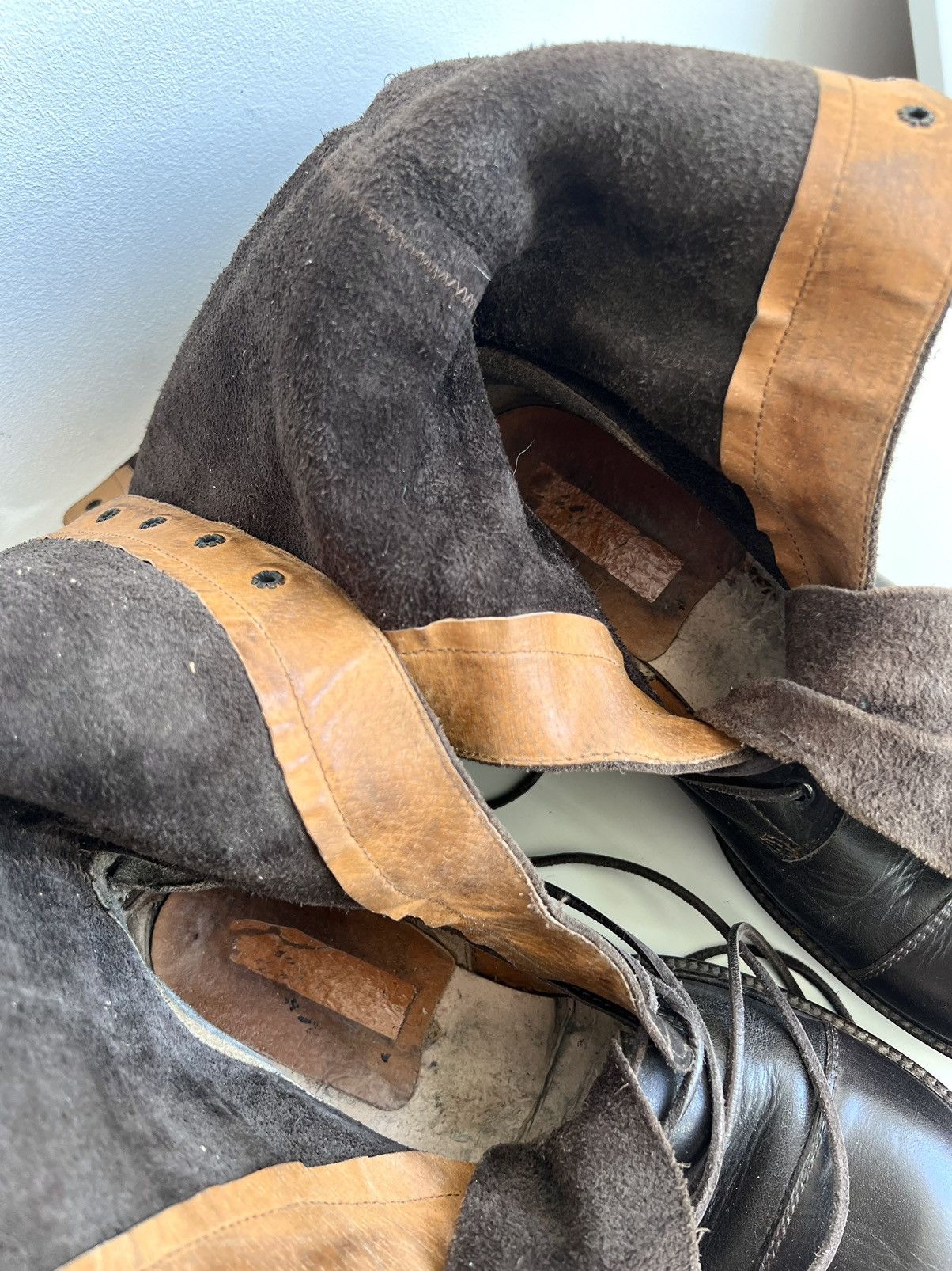 Dirk Bikkembergs Dirk Bikkembergs??? SAMPLE Wooden Heel Knee Boots Size US 11 / IT 41 - 23 Thumbnail